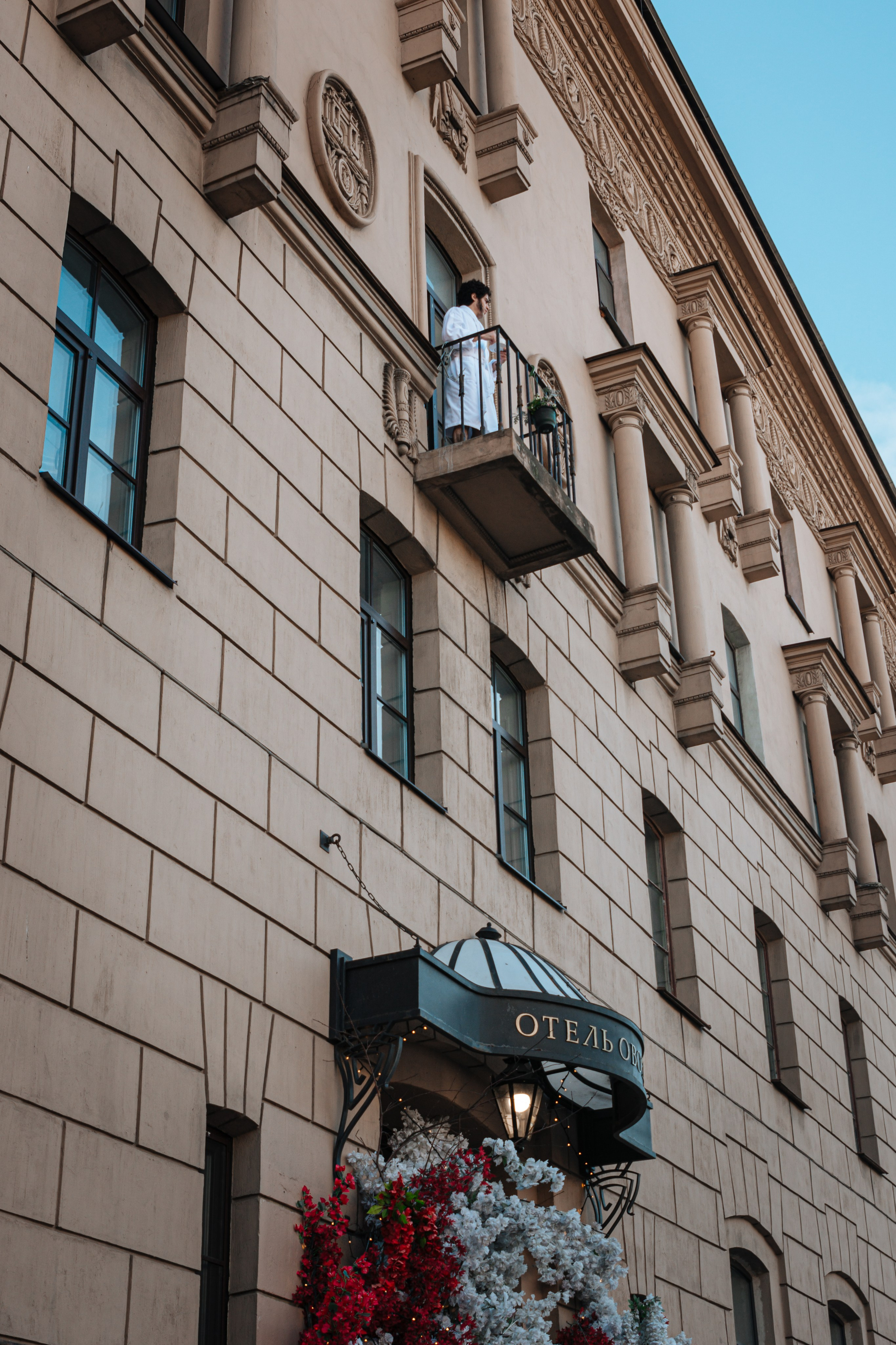 Пушкин в отеле «Оболенский». Съёмка ролика для конкурса. Портретный фотограф в Санкт-Петербурге Дмитриева Наталия