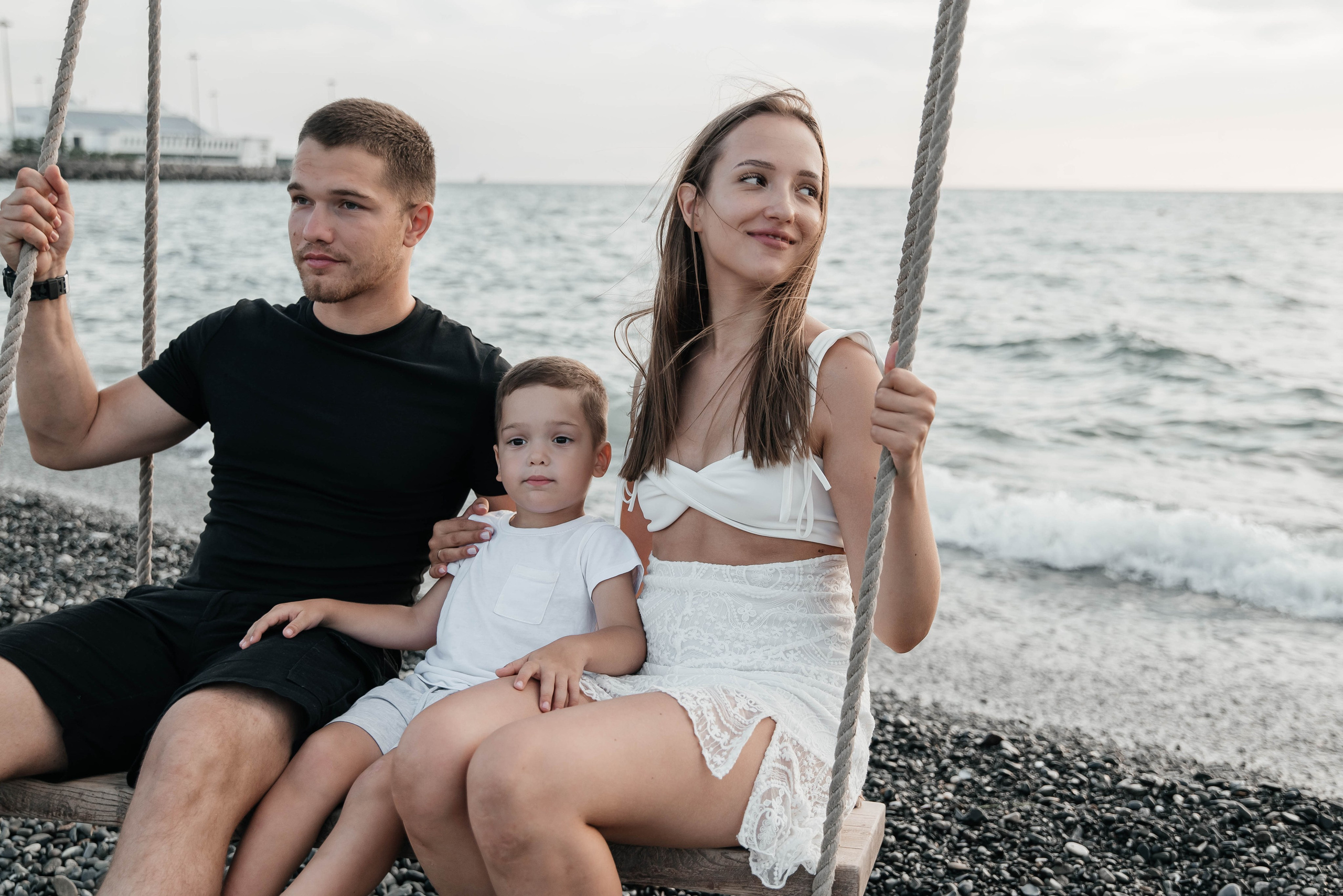 Аня, Саша, Дима. Фотограф Людмила Федотова