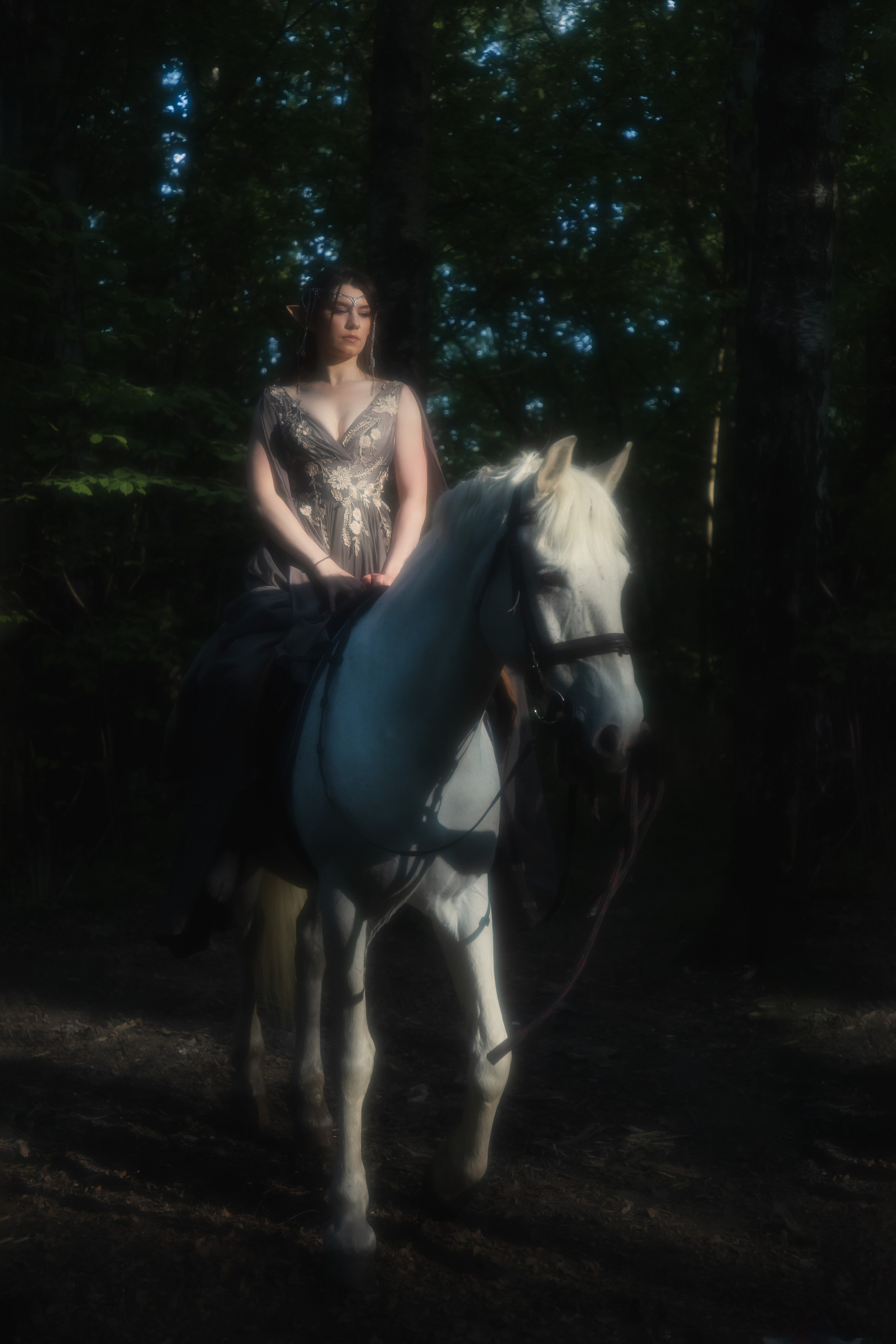Эльфийская фотосесссия с лошадью. Юлия Башкатова, сказочный фотограф, Москва
