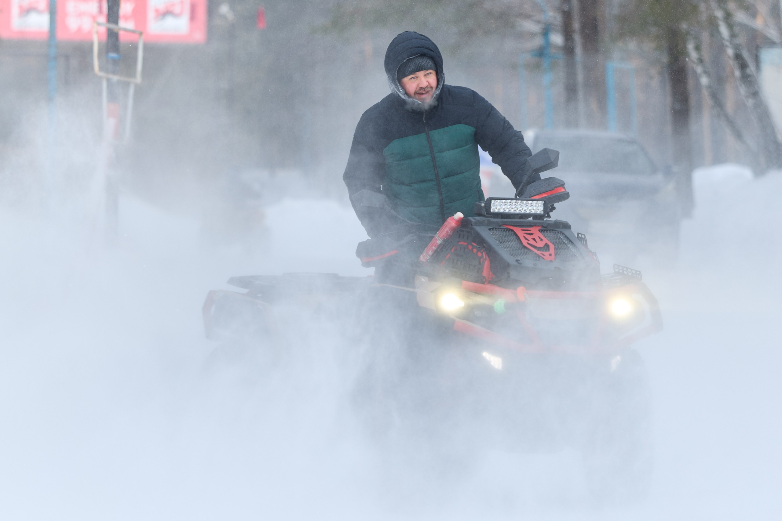 Топим Лёд — 2026. Соревнования на квадроциклах. Фотограф в Новосибирске Алена Скокова