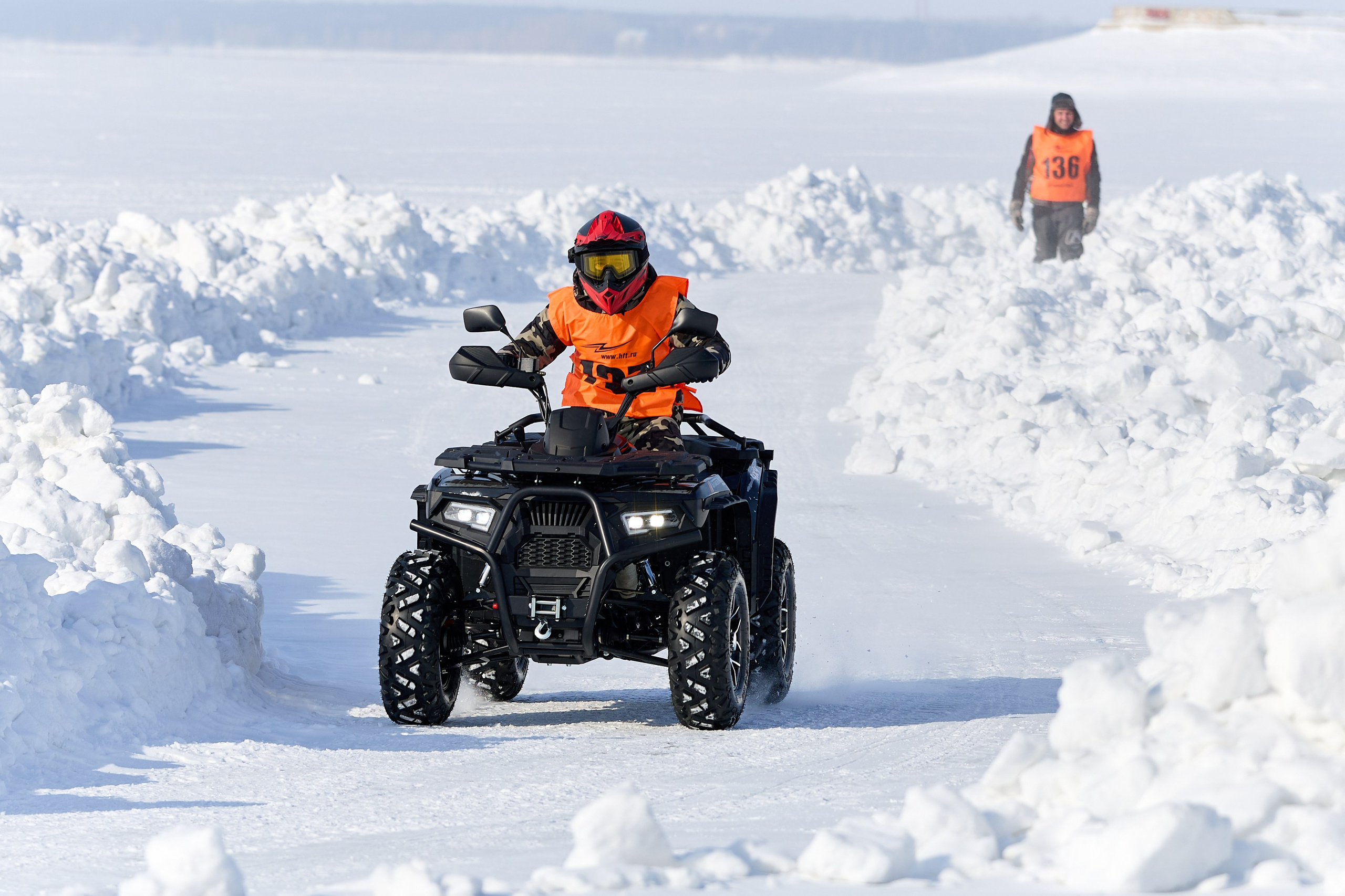 Топим Лёд — 2026. Соревнования на квадроциклах. Фотограф в Новосибирске Алена Скокова