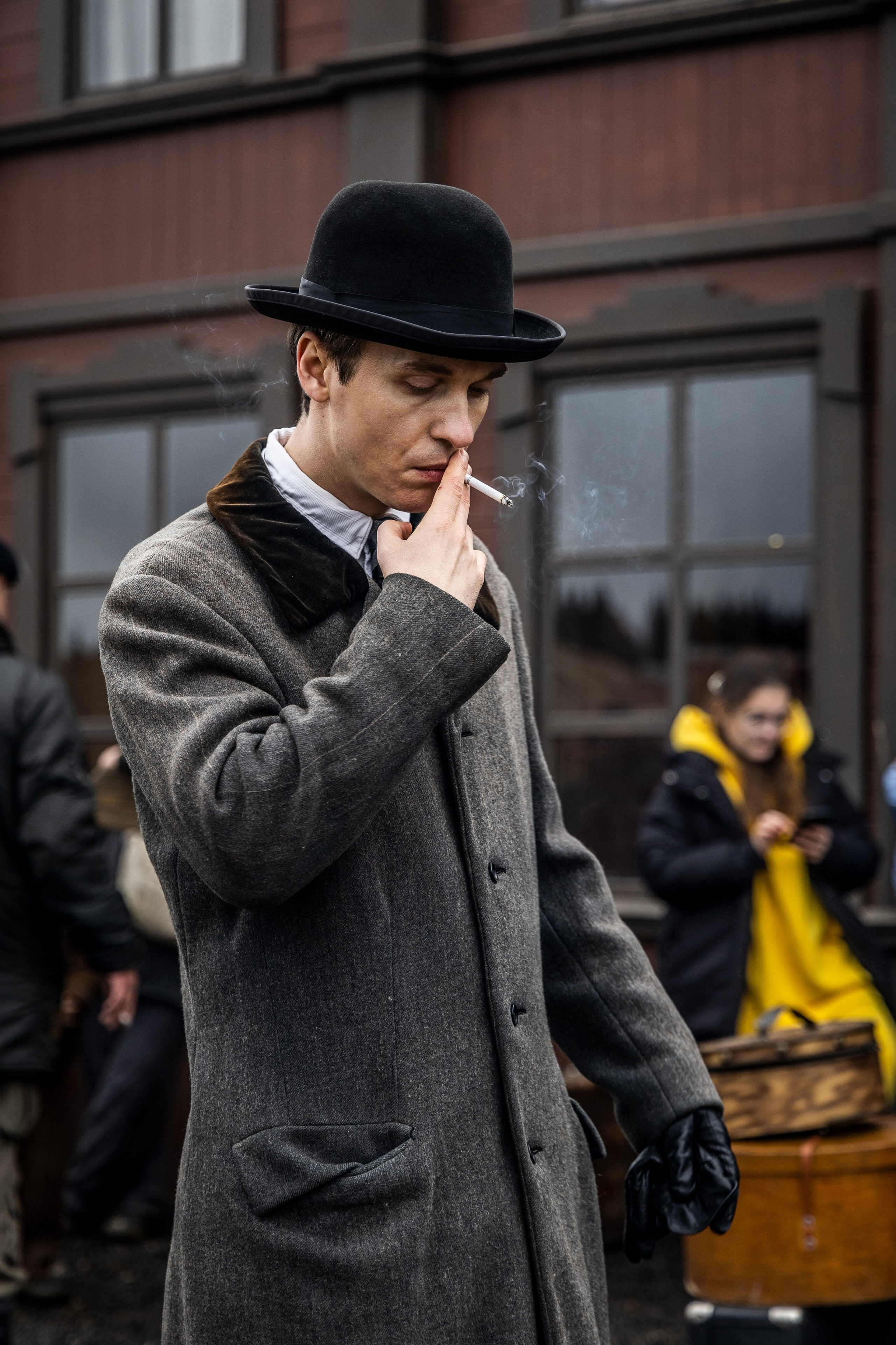 Съёмки сериала «Порода». Photomantis