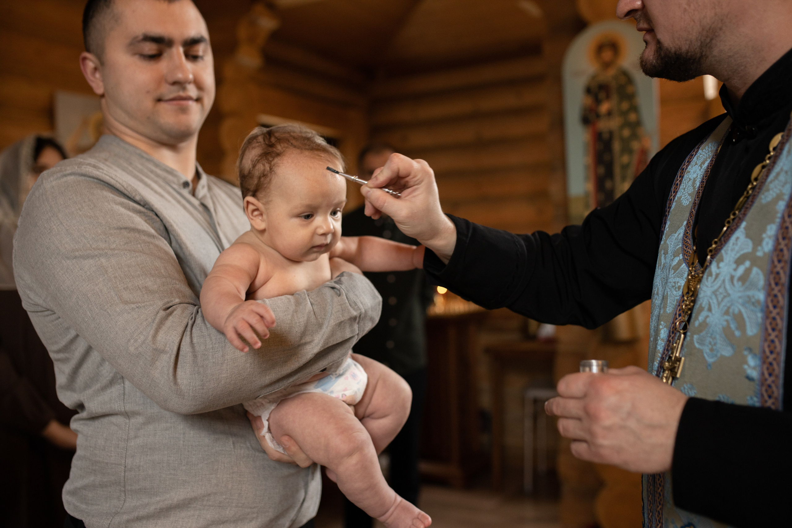 Таинство крещения Марка. Фотограф в Железнодорожном и Балашихе