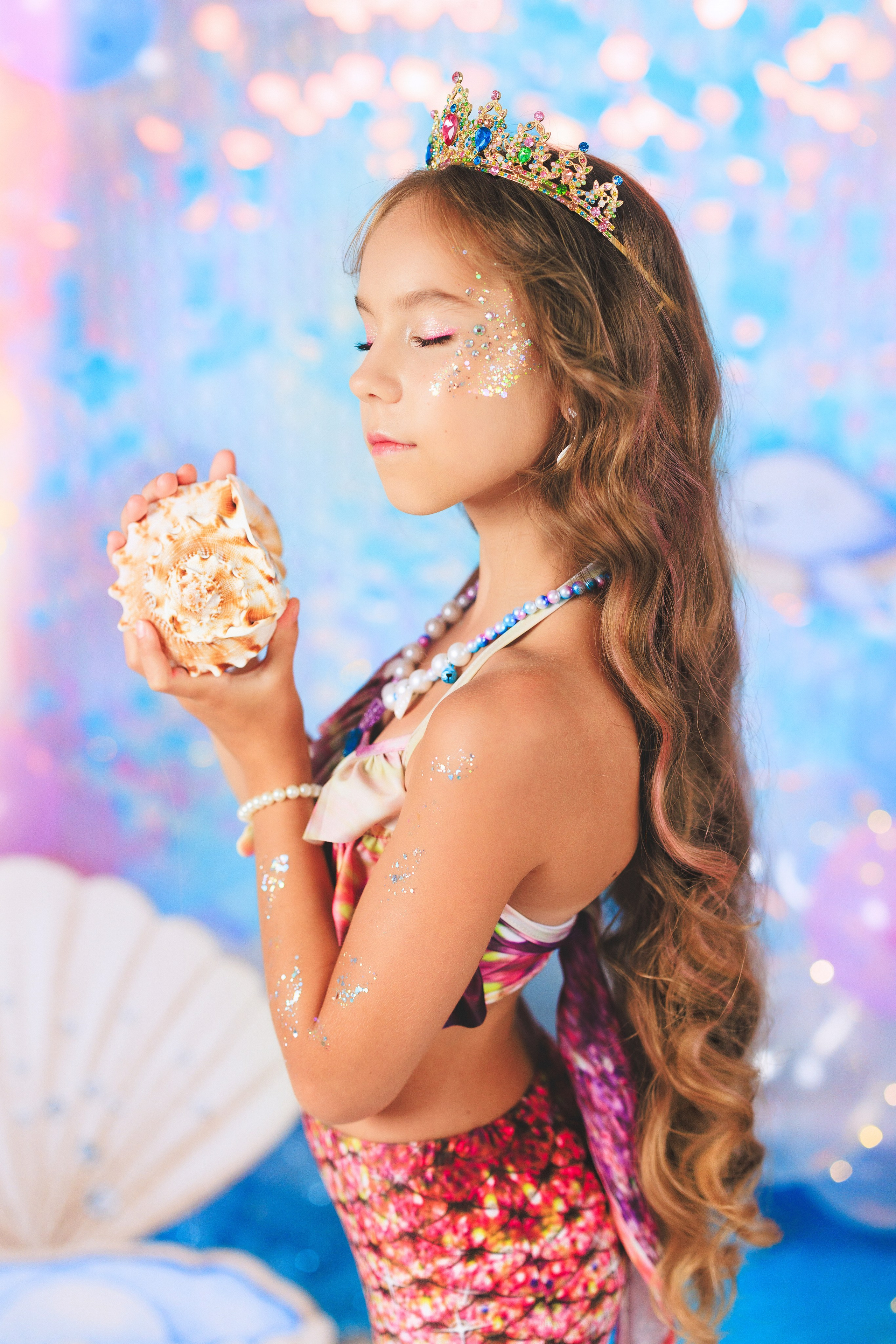 Детская фотосессия в образе «РУСАЛОЧКА», город Краснодар. Семейный и детский фотограф в Краснодаре Анна Трашкова