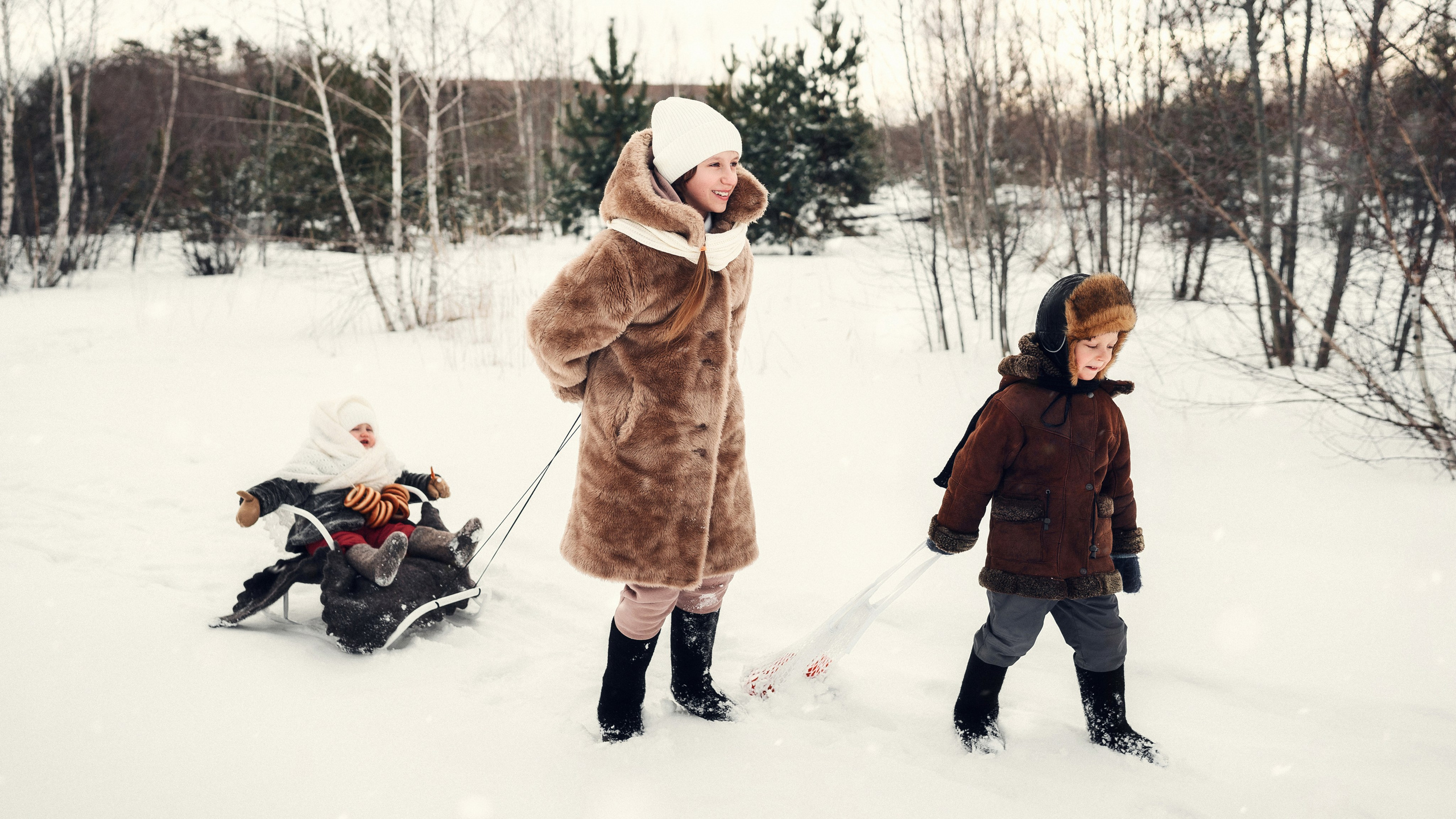 Новогодняя фотосессия в Воронеже.