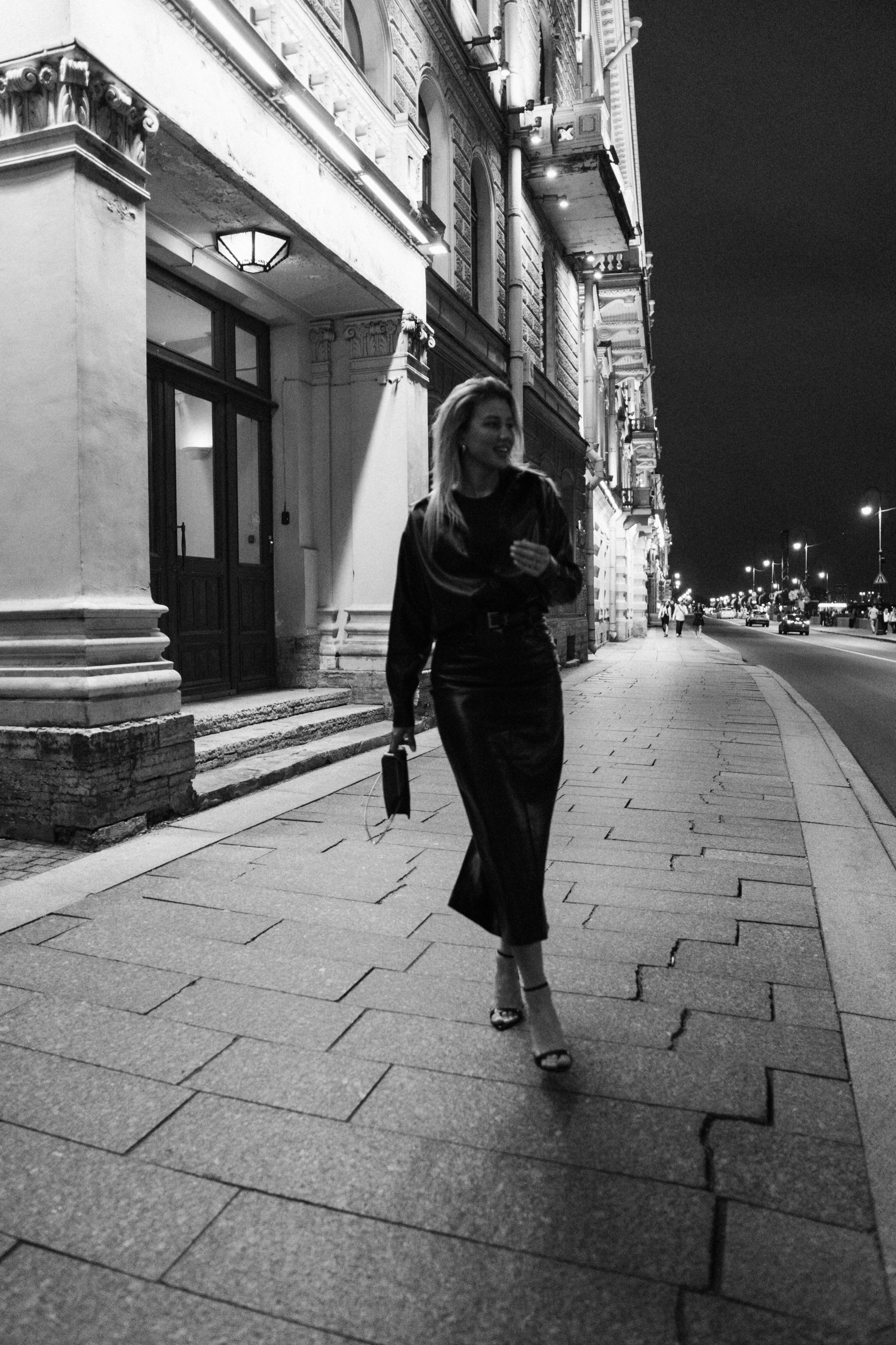 Даша и ночной Петербург. Фотограф в Санкт-Петербурге Головина Анастасия