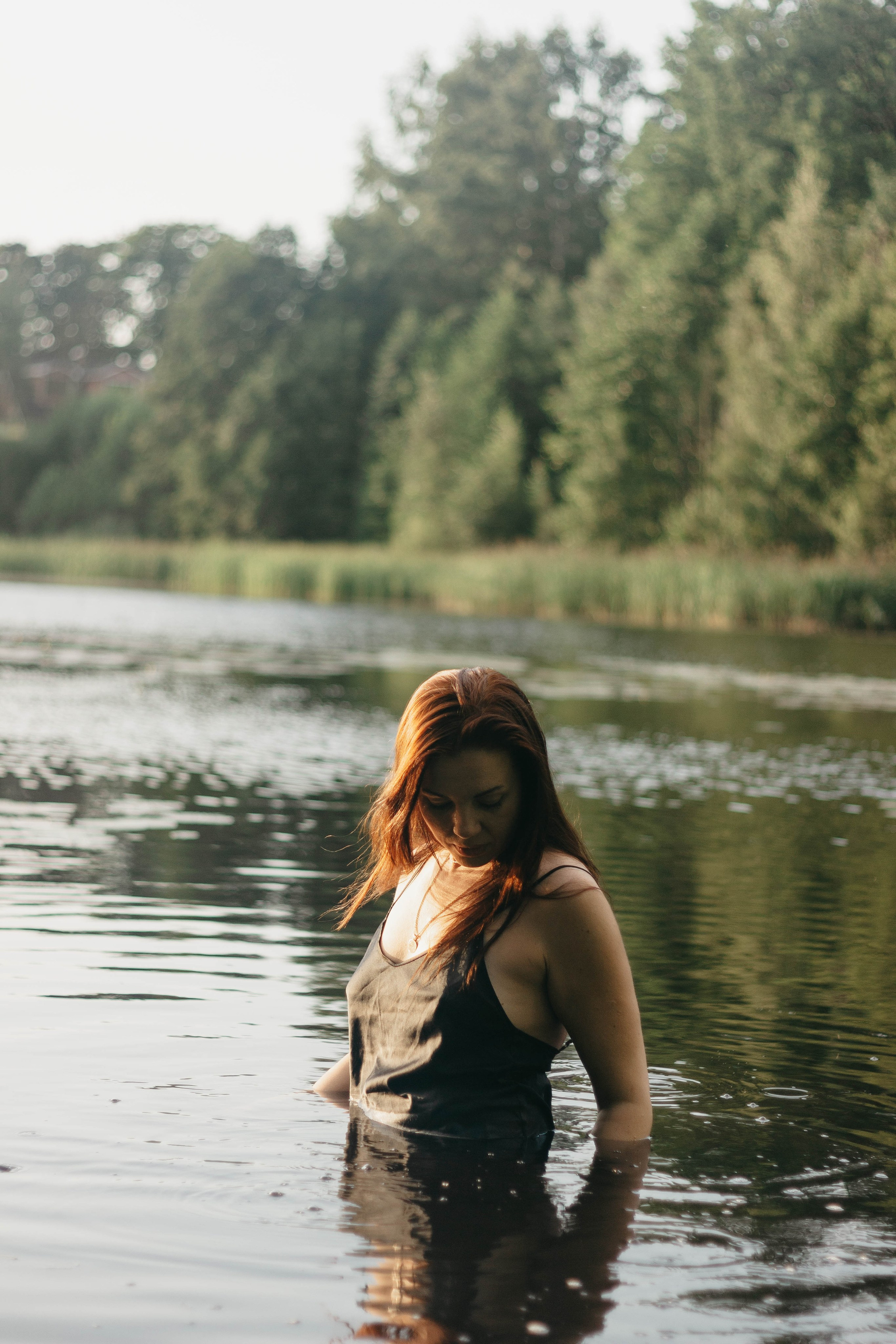 Маша. Закат. Озеро. Фотограф в Санкт-Петербурге Головина Анастасия