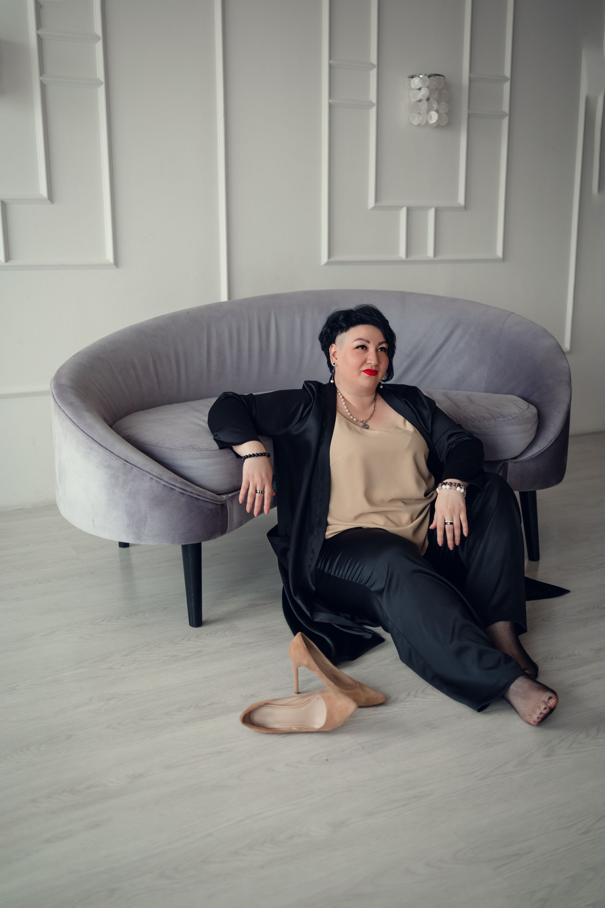 Фотосессия девушки в фотостудии в Казани