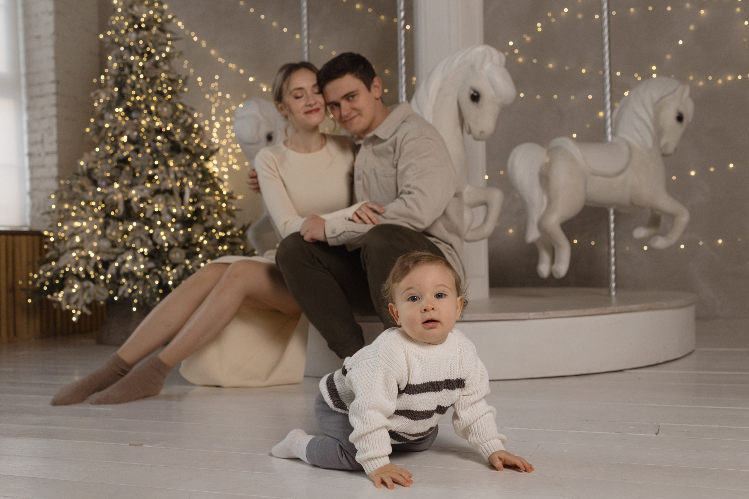 Новогодняя съемка в Историях (зал Мидл). Фотограф беременности и новорожденных в Красноярске Вета Ланская