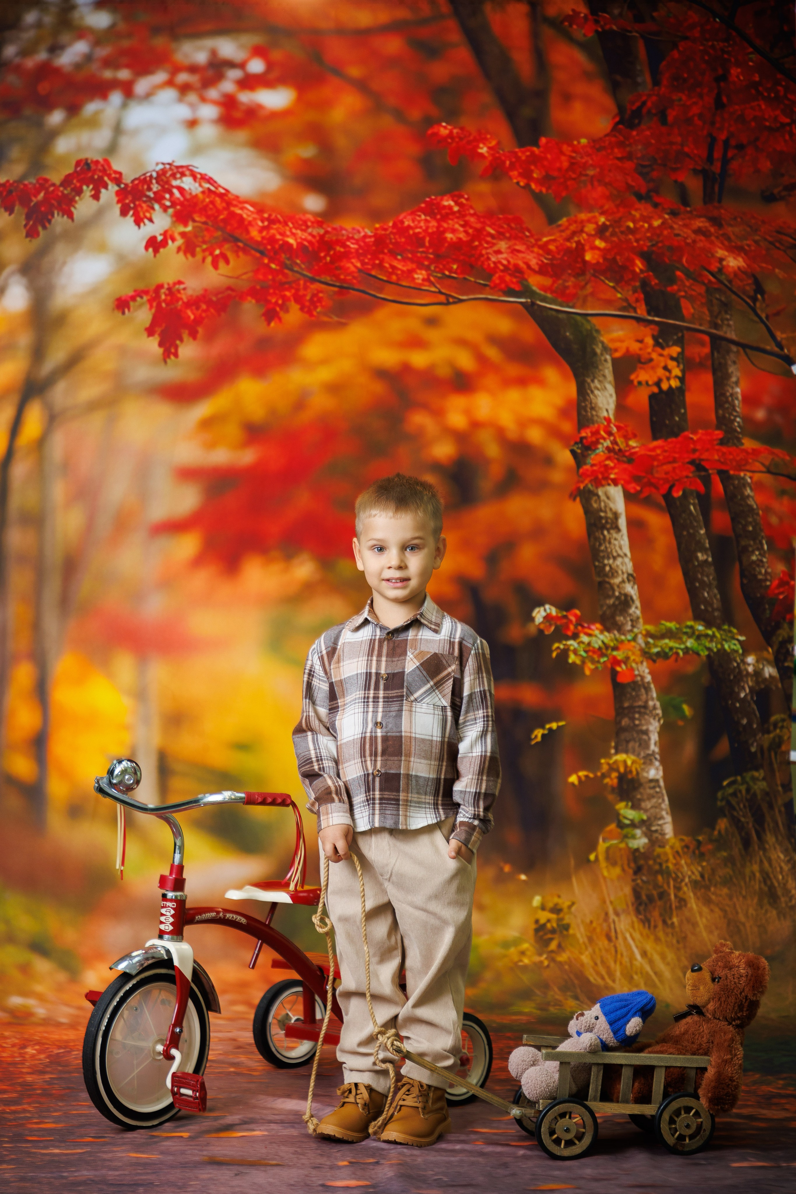 Велосипед. Детская фотостудия Москва