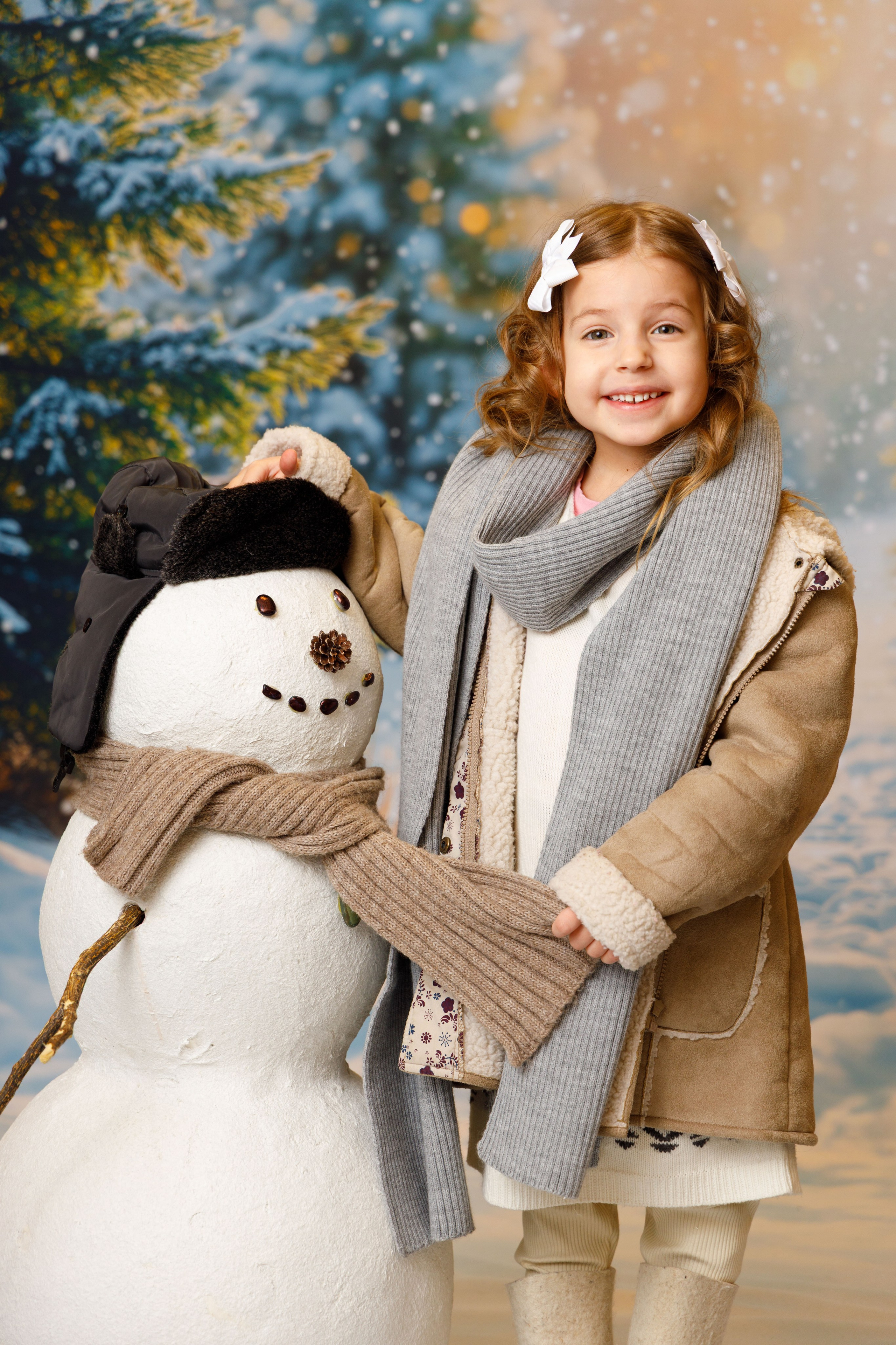 Зимний лес. Детская фотостудия Москва