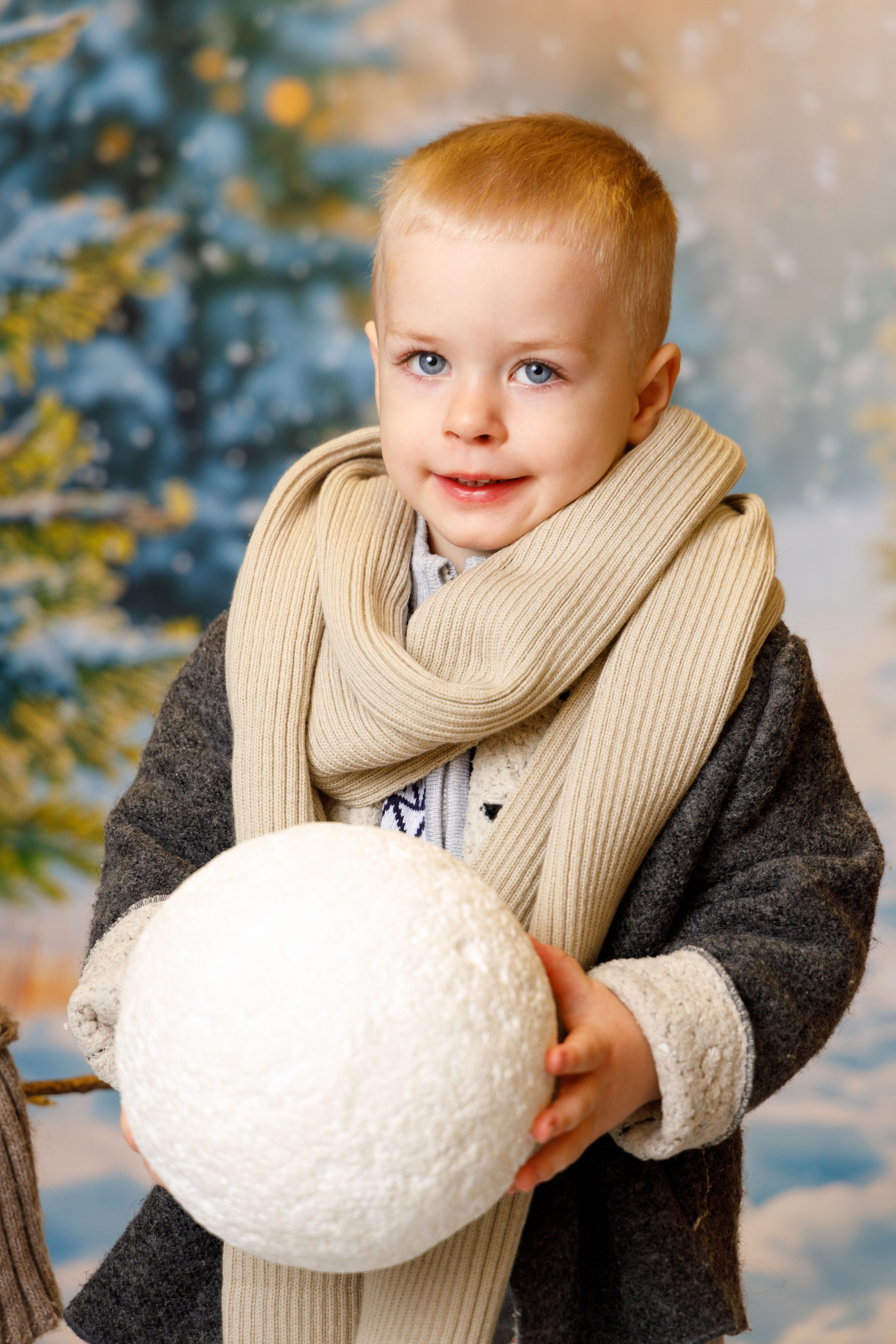 Зимний лес. Детская фотостудия Москва