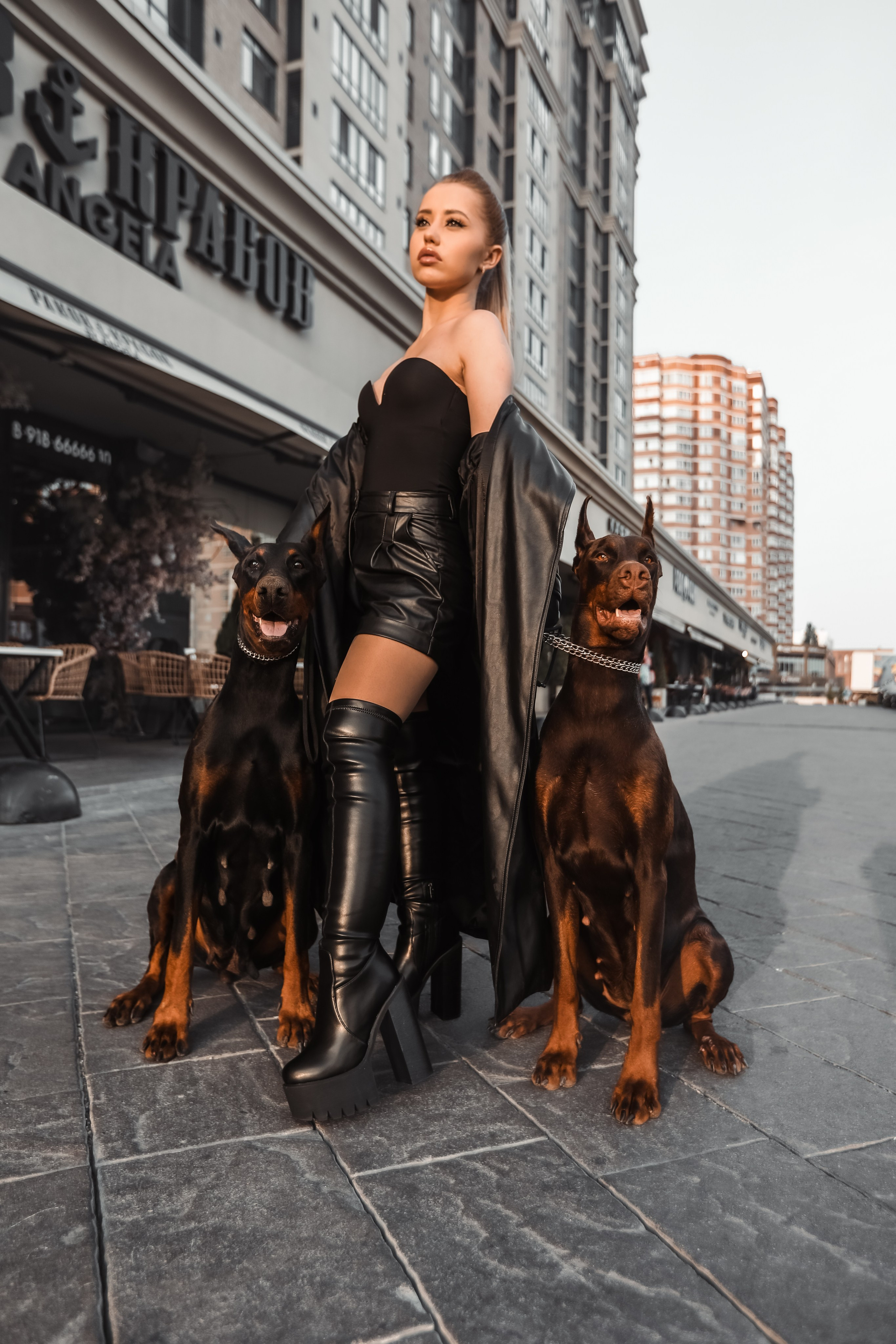 ПРОЕКТ «ДОБЕРМАНЫ». Photographer Viktoriya Markushina «My world throug»