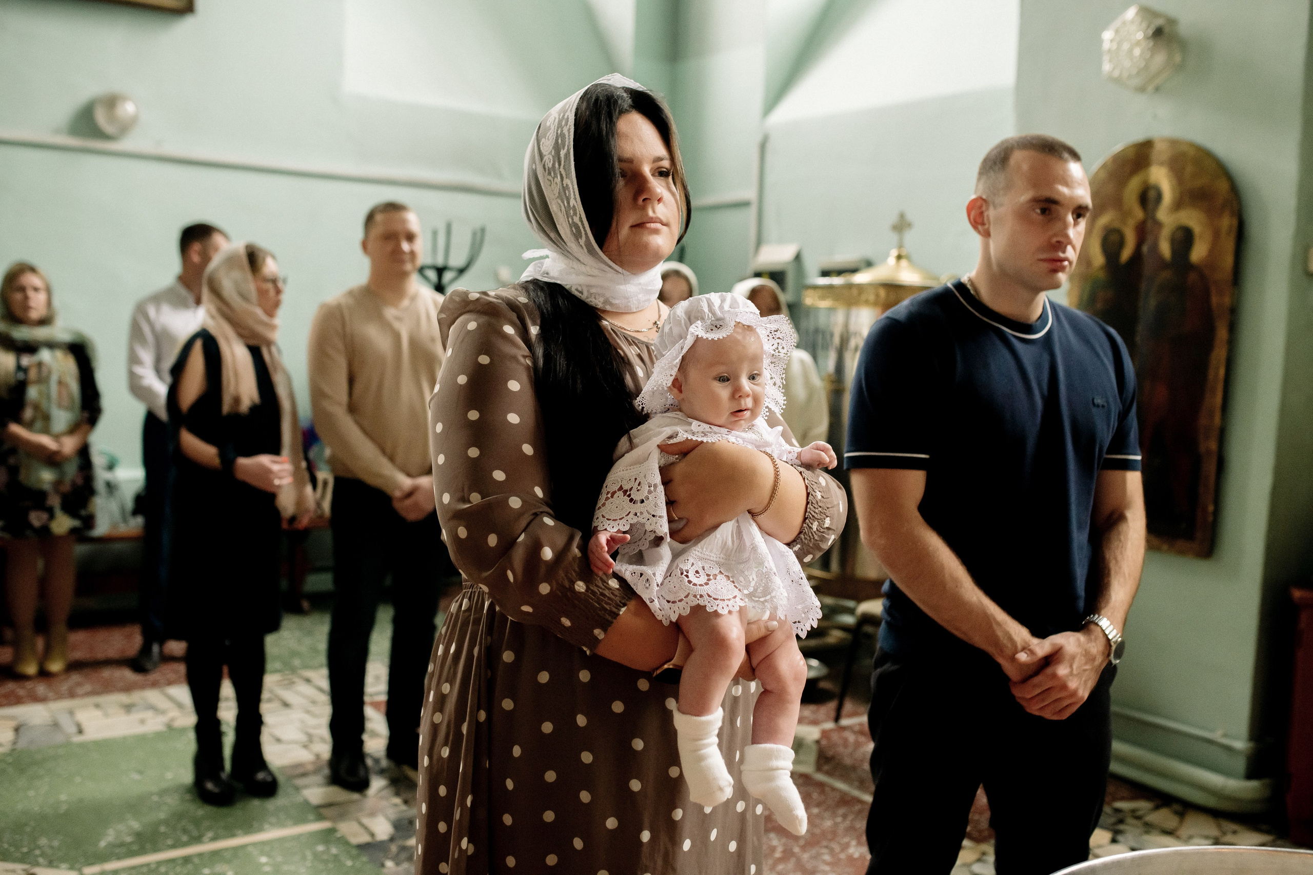 Крещение Агаты. Фотограф Мария Стрелкова