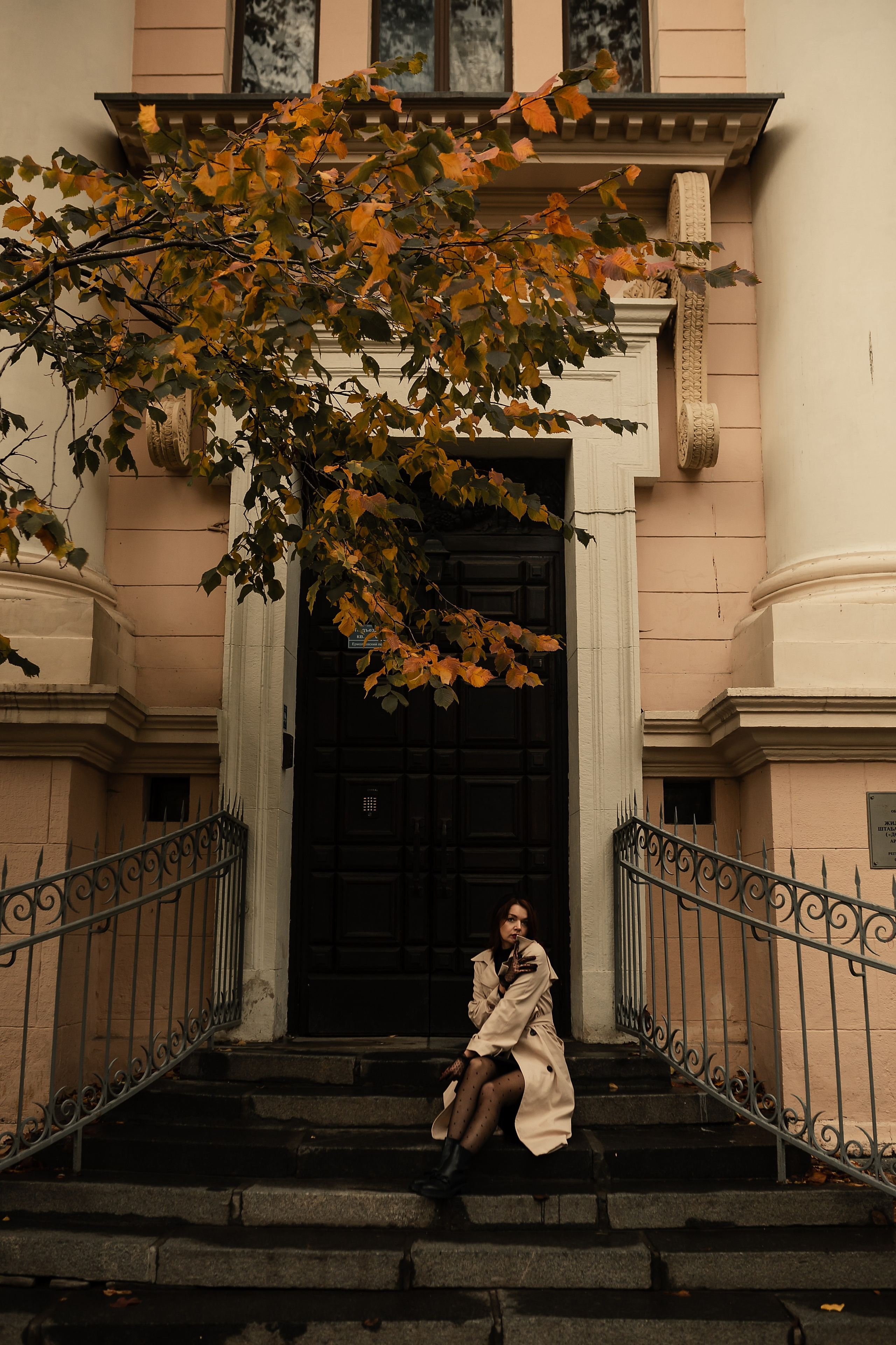 Осенняя прогулка с Настей под стихи Ахматовой. Фотограф в Москве Наталья Спиридонова