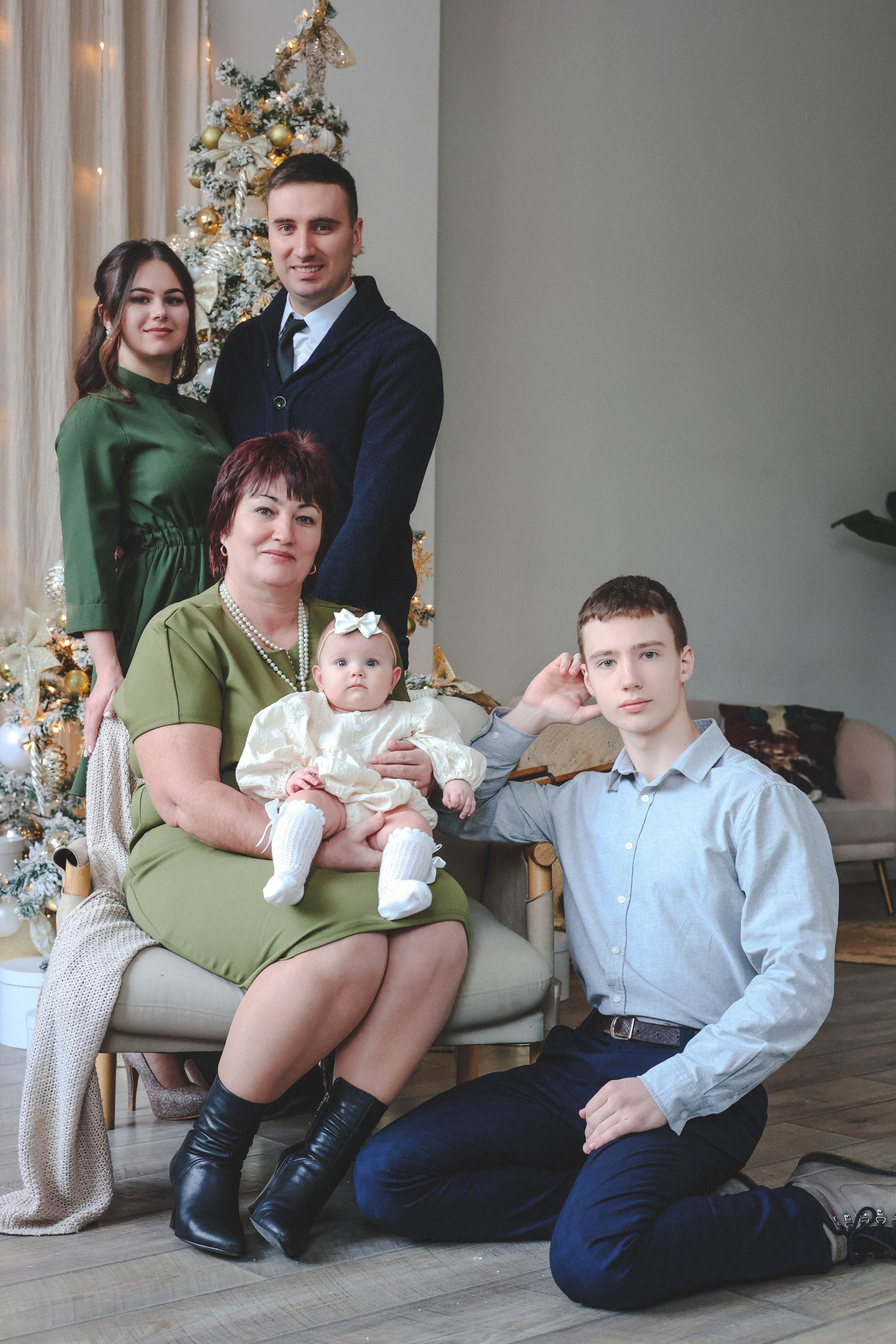 Новогодняя история «Светлана и ее семья». Фотограф в Москве Анастасия Калинина