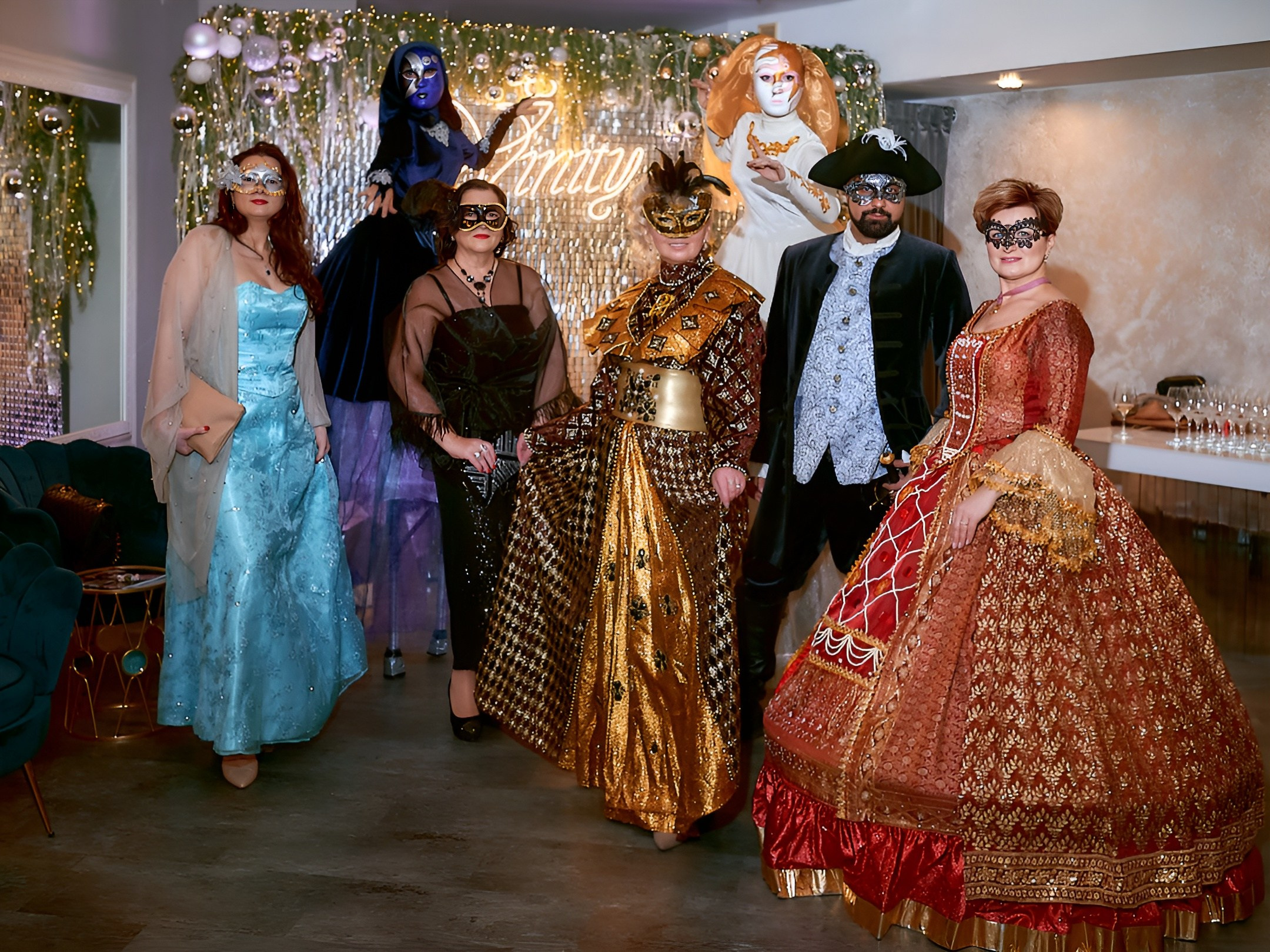 «Венецианский карнавал» | ресторан Vinity. Свадебный фотограф в Санкт-Петербурге Славин Денис