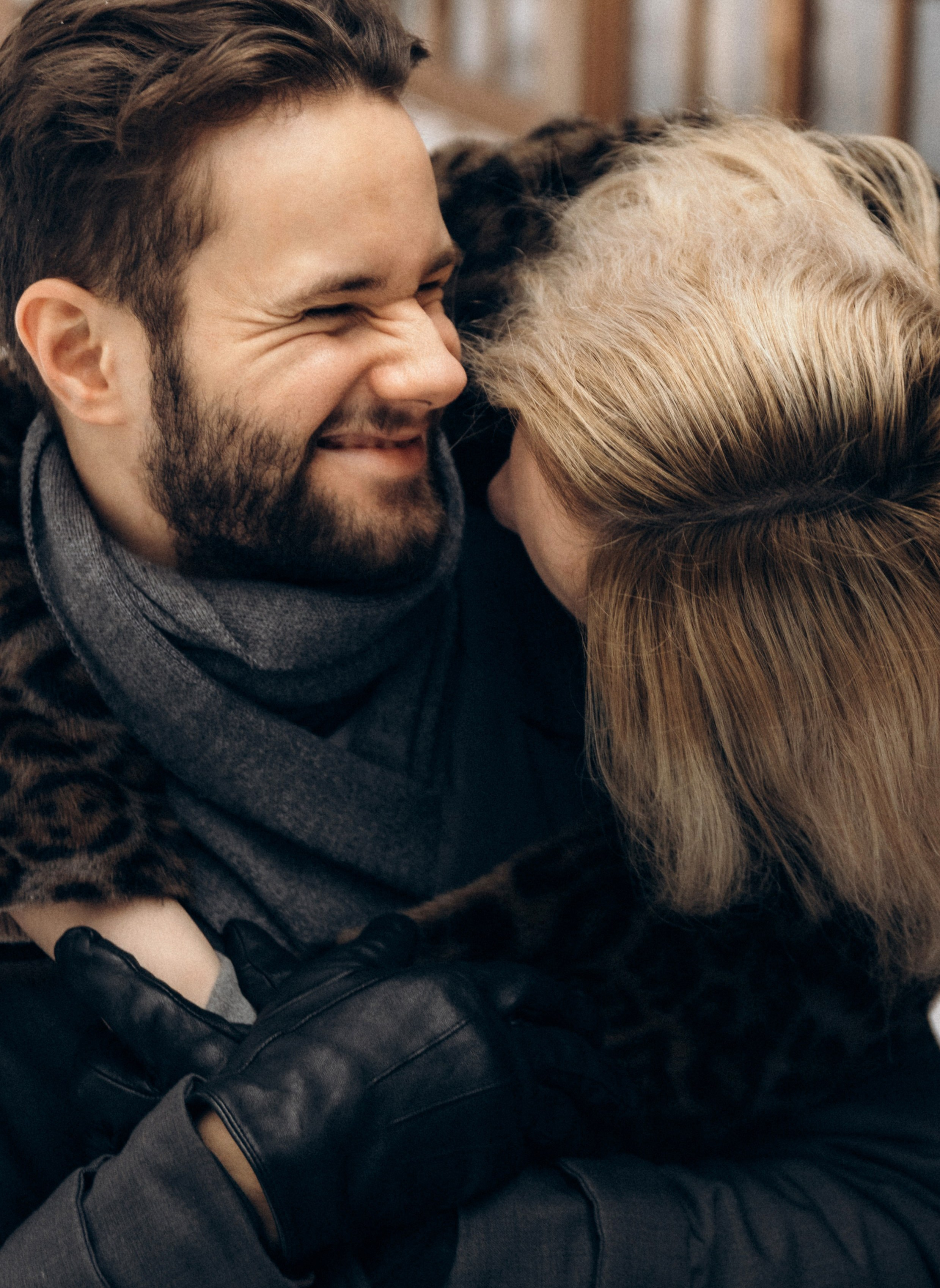 Дима и Камила в зимнем Мещерском лесу. Свадебный и портретный фотограф в Москве Кристина Золотова