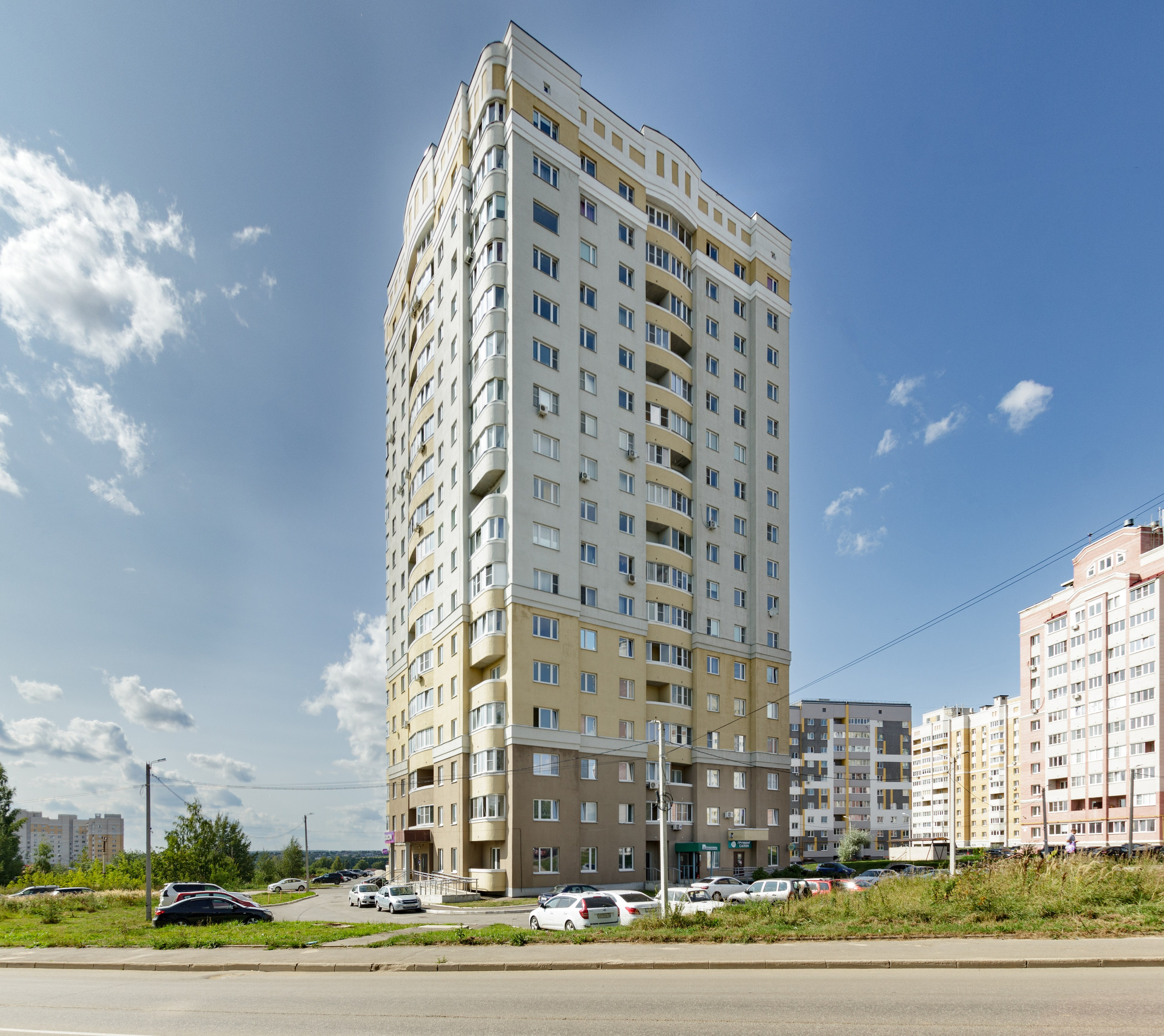 жилой комплекс в веризино в работах архитектурного фотографа лоскутова вадима