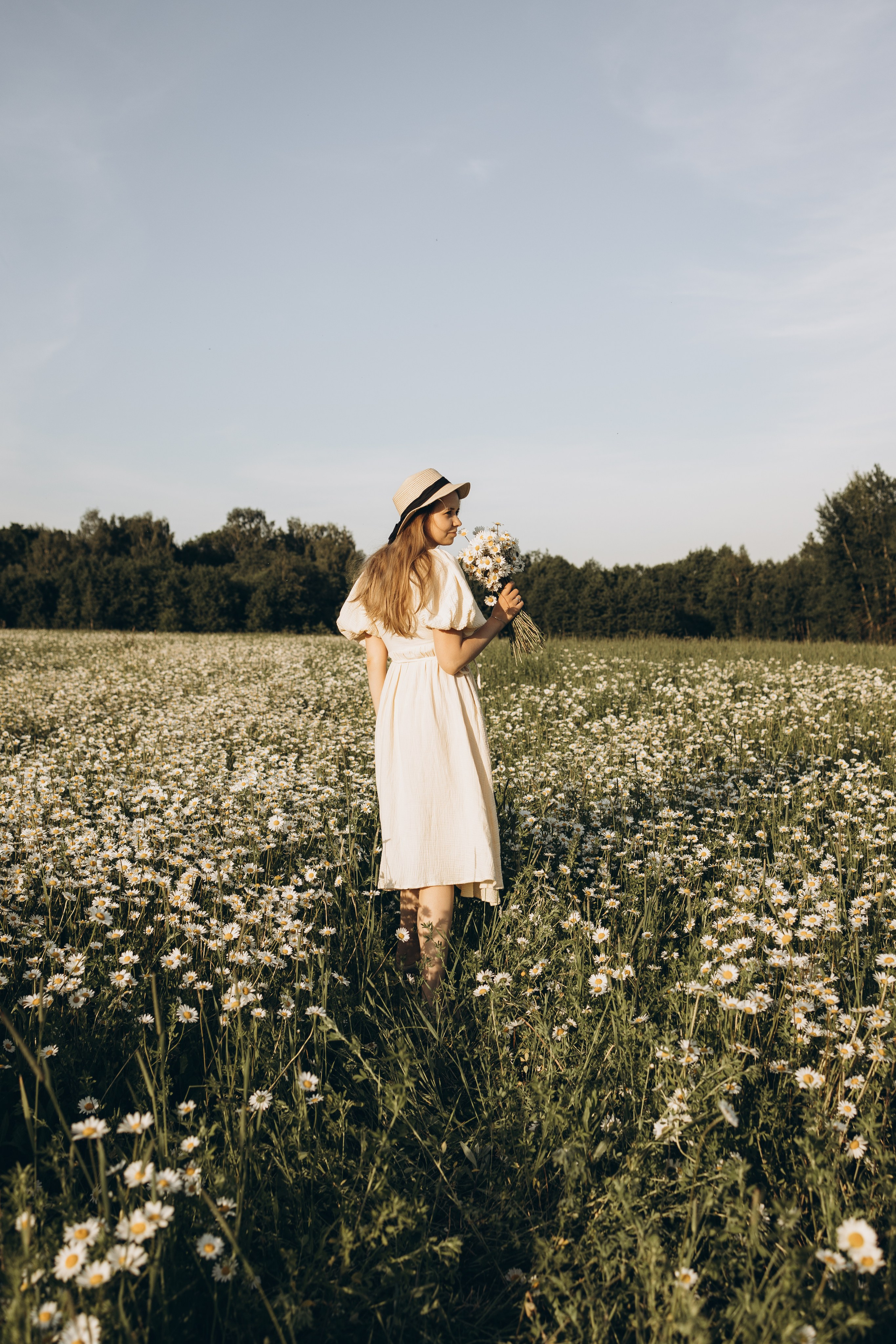 Маша и ромашки. Семейный фотограф в Москве Виктория Ястребинская