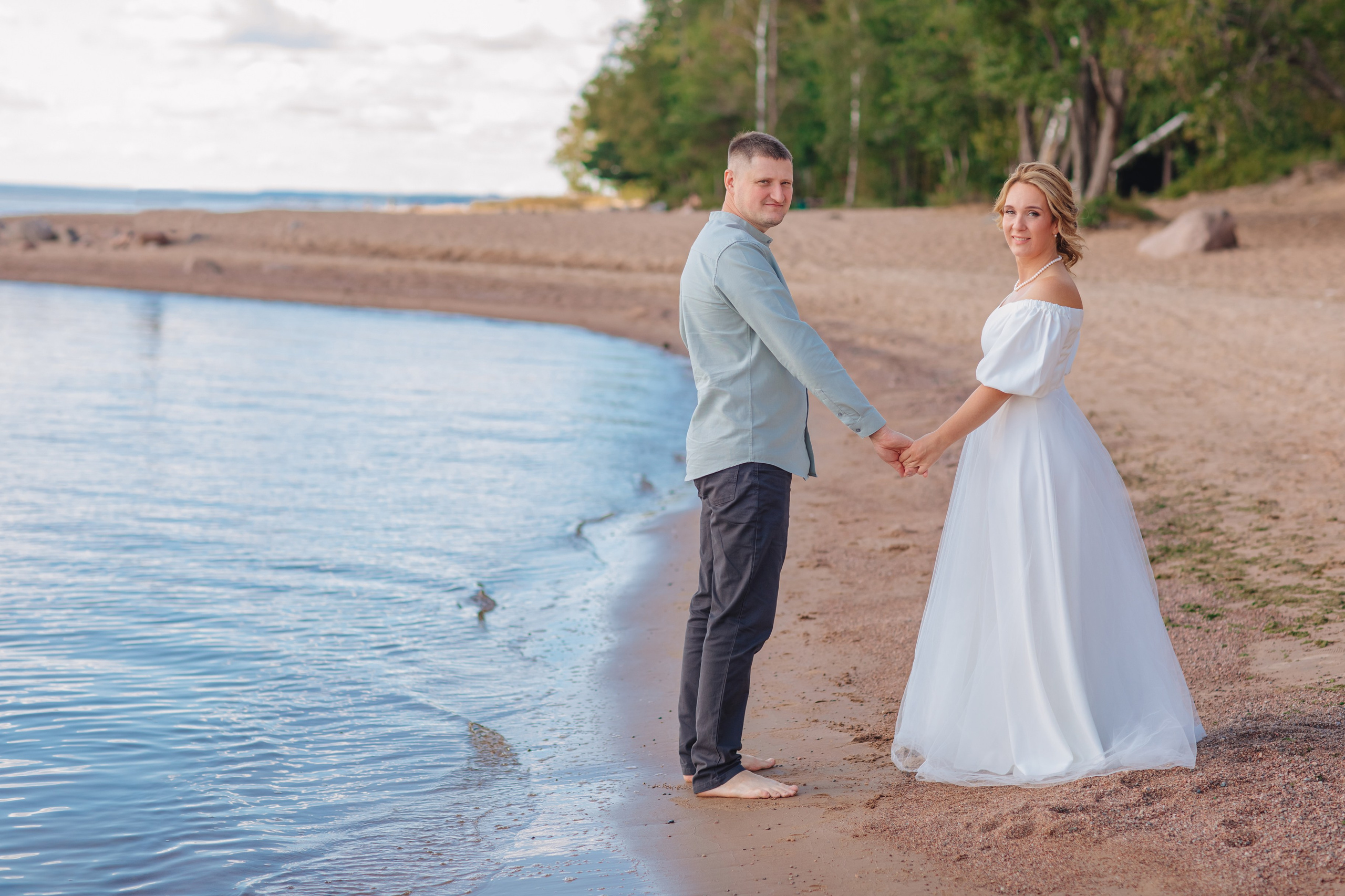 Наталья и Артем. Свадебная фотосессия в Сестрорецке. Свадебный и семейный фотограф в Санкт-Петербурге и Сестрорецке