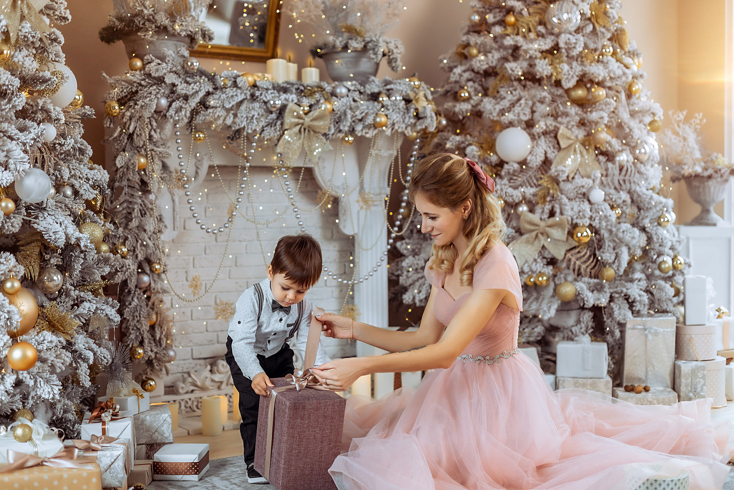 Ильина и Марк НГ2022. Семейный и детский фотограф в Крыму Екатерина Швец