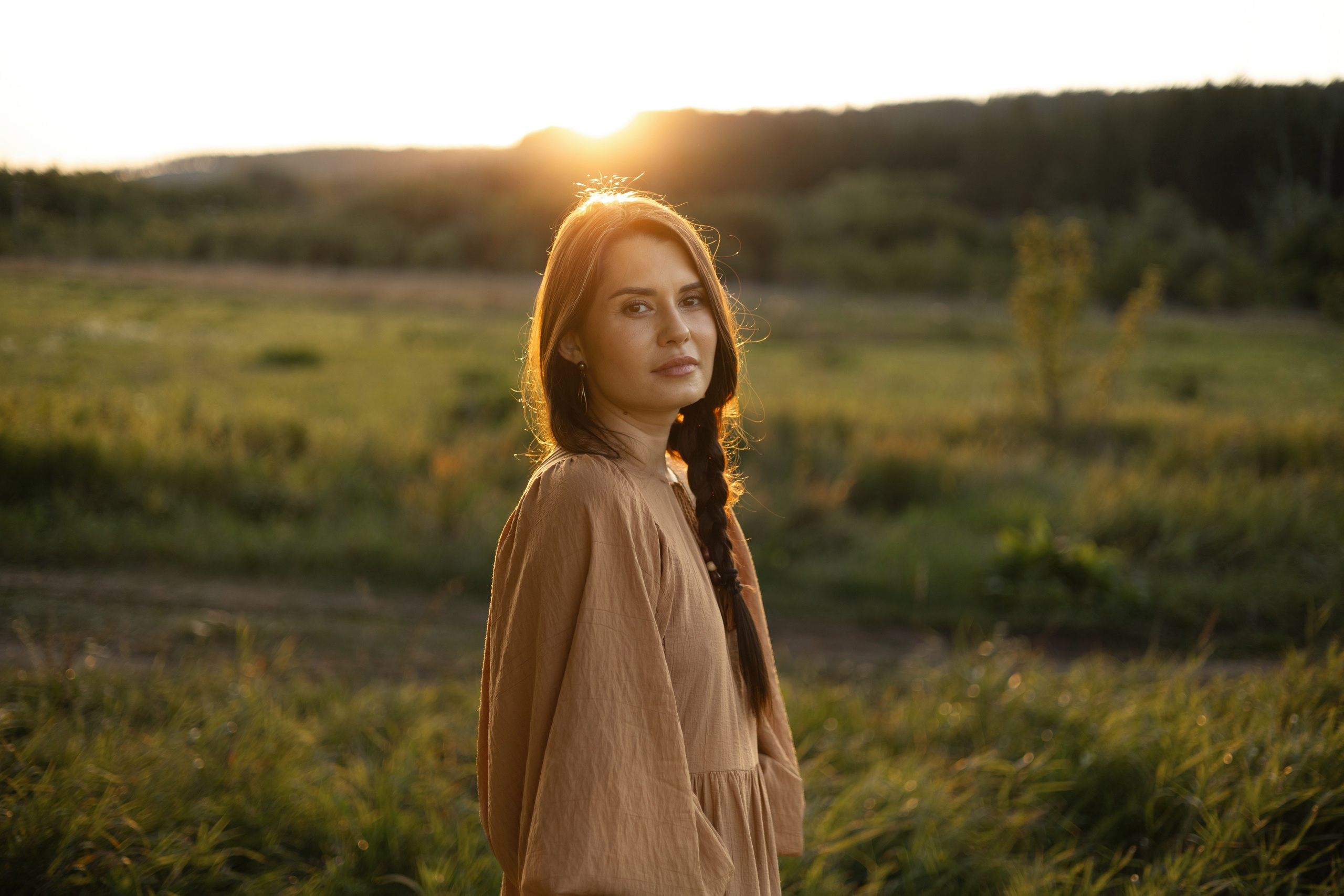 Индивидуальная фотосессия на закате в Альметьевске. Свадебный фотограф  Казань Альметьевск Айдар Гарайшин