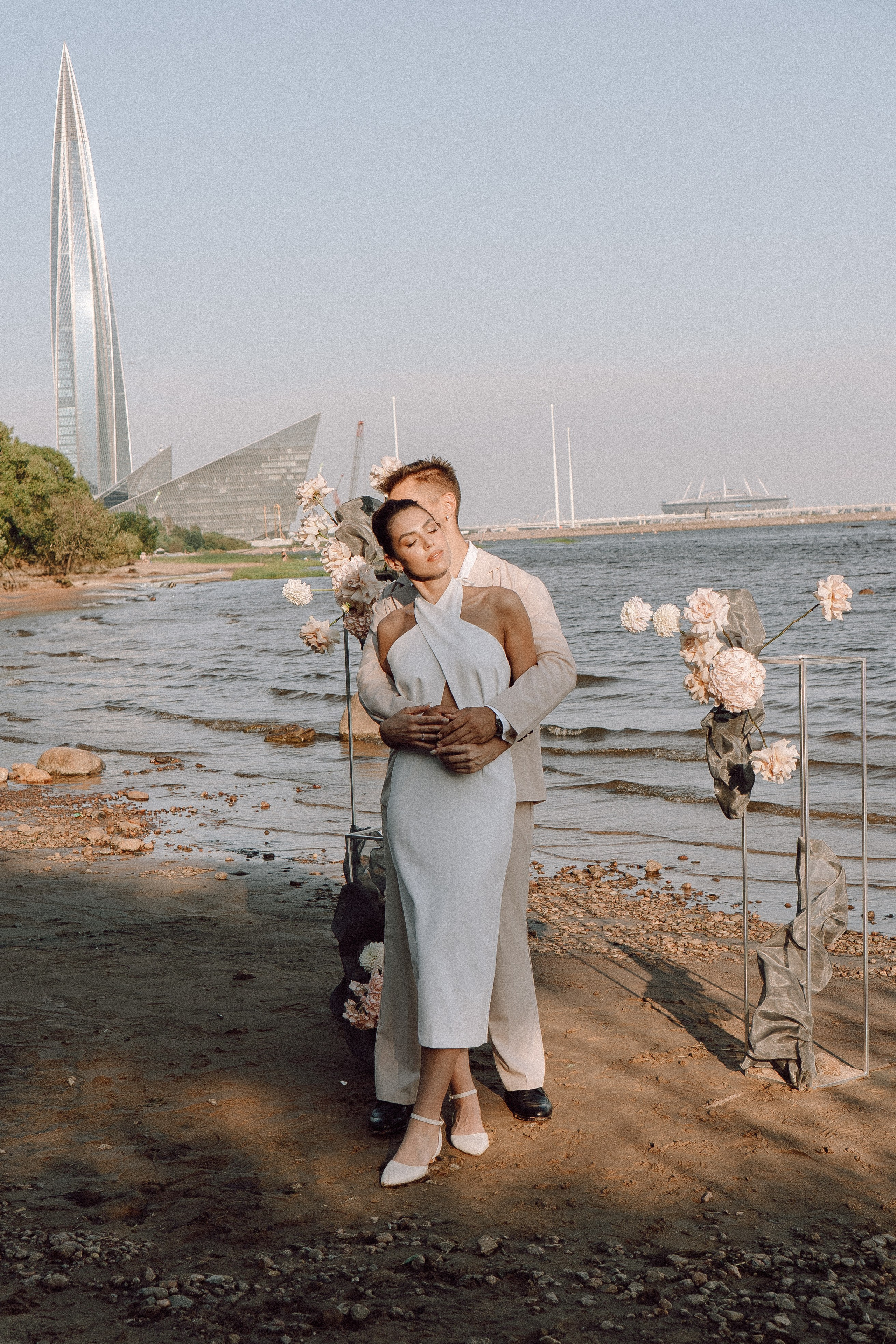 СВАДЕБНАЯ ФОТОСЕССИЯ ВЫЕЗДНОЙ ЦЕРЕМОНИИ (ФИНСКИЙ ЗАЛИВ). Профессиональный фотограф, Санкт-Петербург — Виктория Богомолова