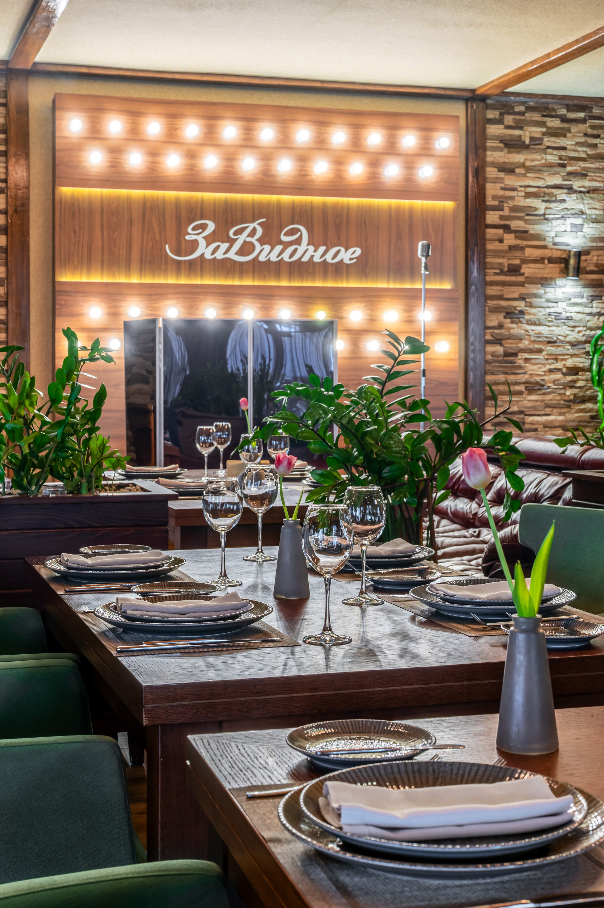 Ресторан «ЗаВидное». Интерьерный Фотограф Москва Криста FLY Труфанова