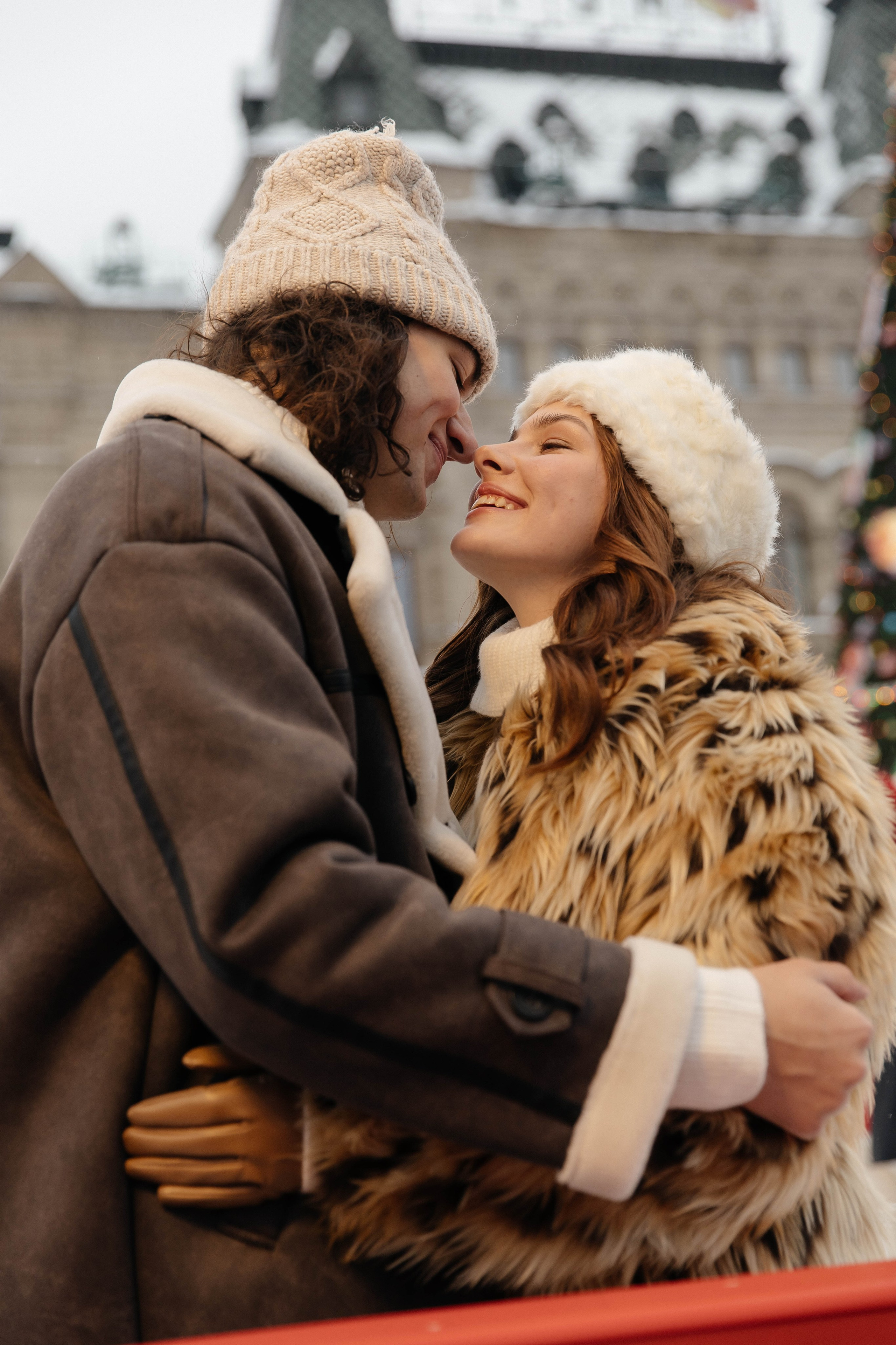 Зимняя история любви. Фотограф индивидуальных женских портретов и LOVEstory в Москве