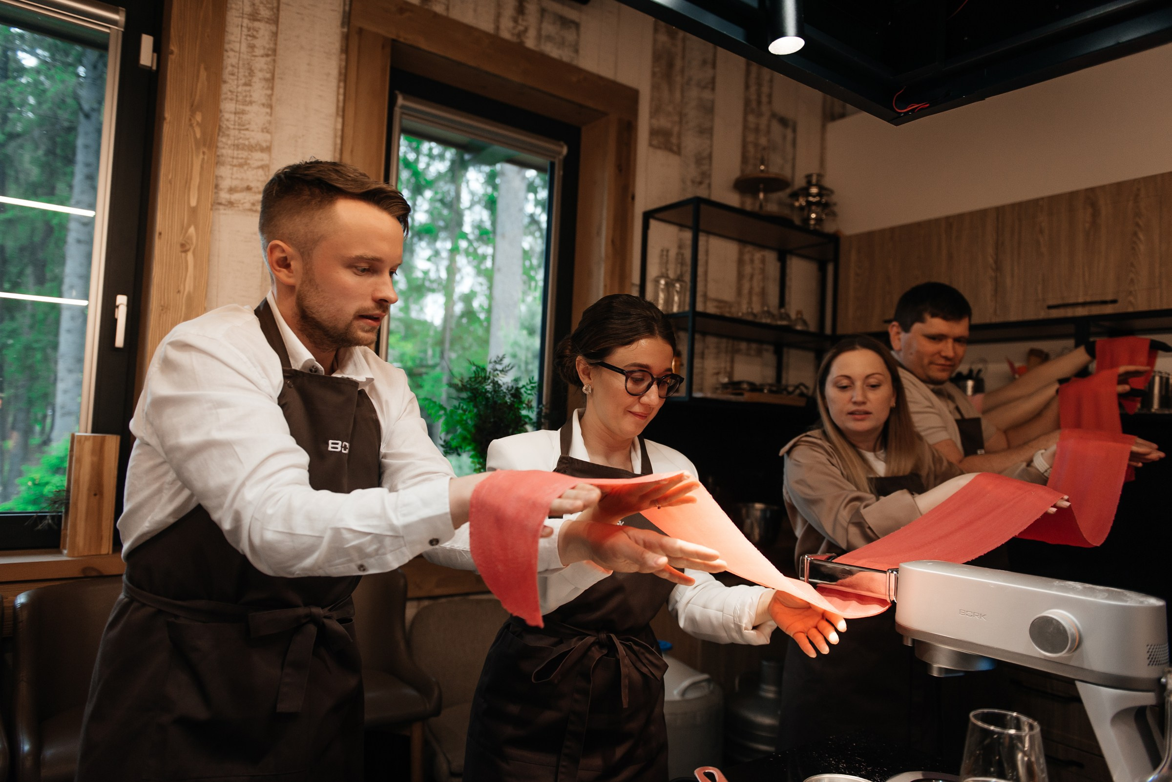 свадебный ужин в ресторане Чаща в Охта парке