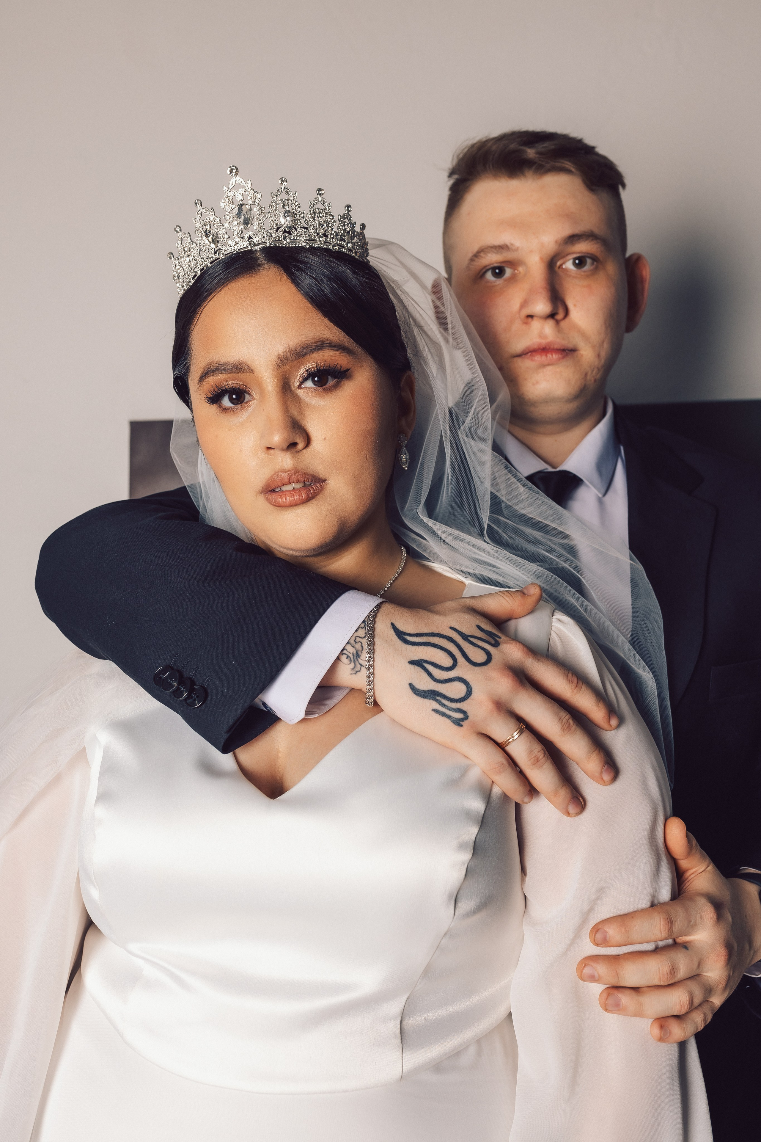 Свадебная съемка в студии. Фотограф Красноярск Архипова Алина