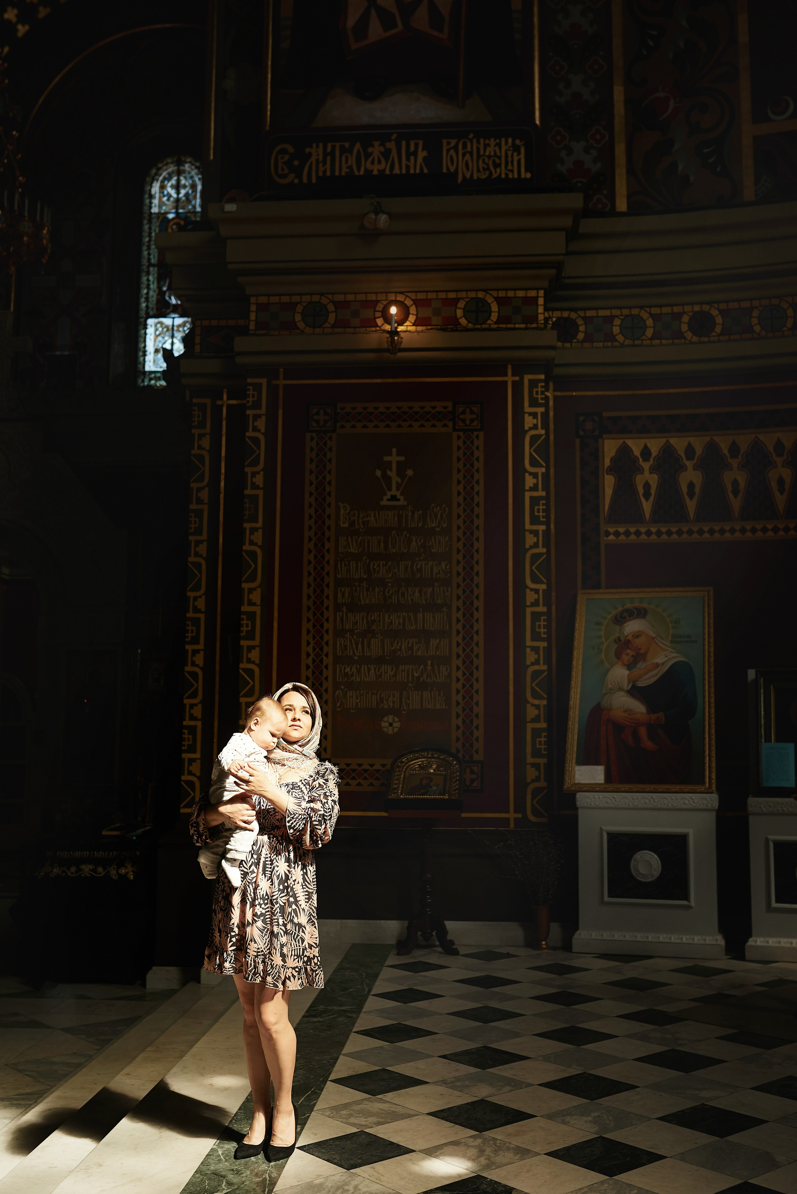 Двойное крещение в Новочеркасском соборе. Семейный фотограф в Ростове-на-Дону Татьяна Литвинова