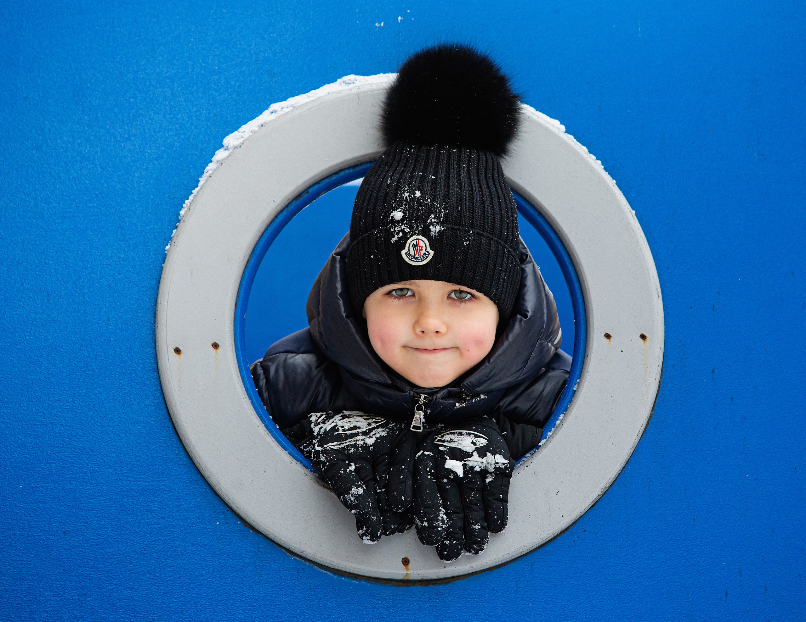 Зима в детском саду. Свадебный, семейный, детский фотограф в Санкт-Петербурге
