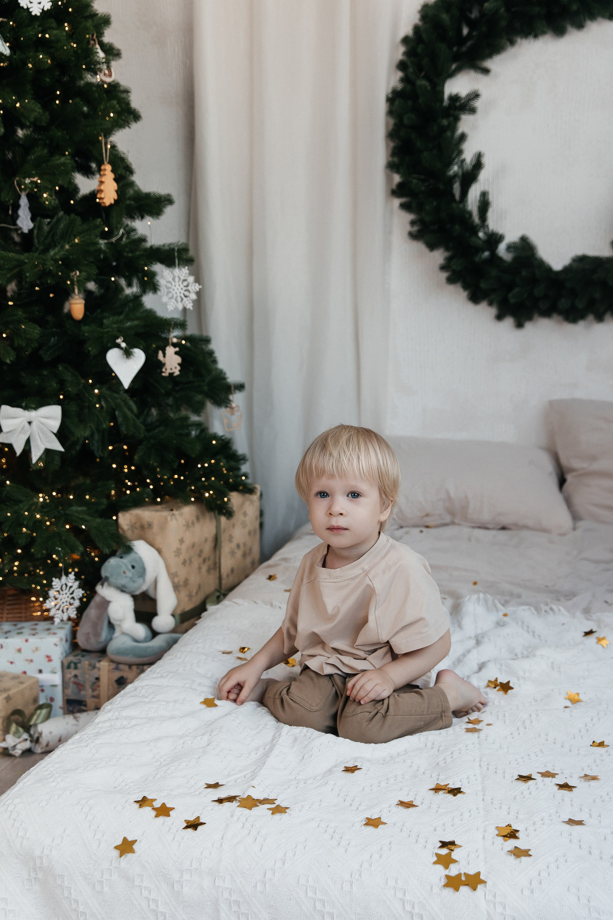 Фотосессия 2 в 1:новый год и день рождения 🎂🎄