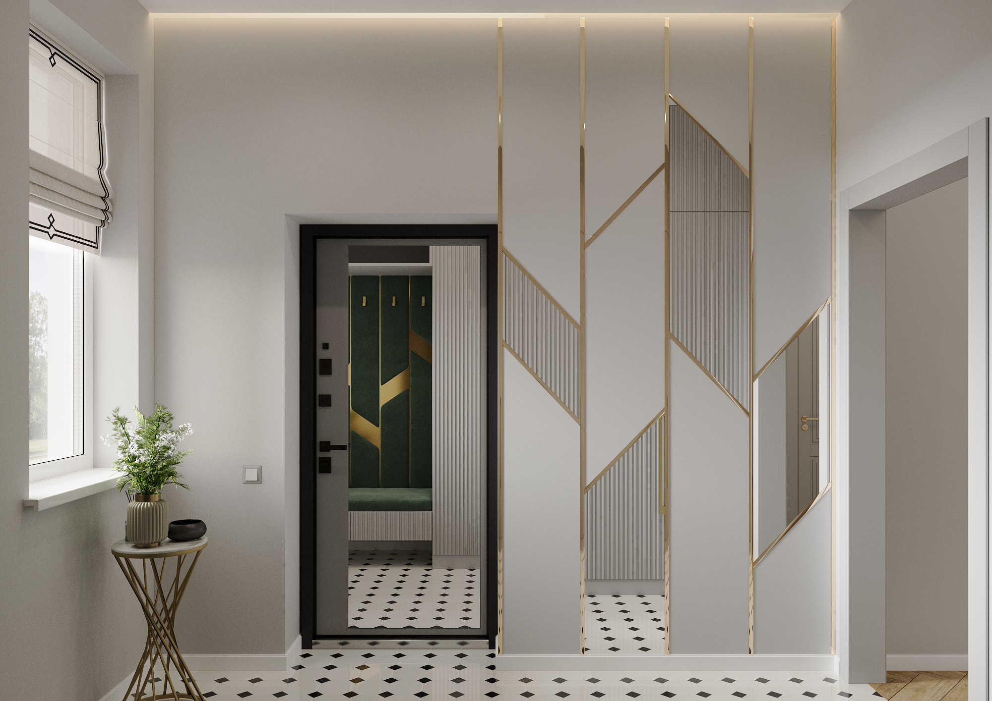 Частный дом в стиле арт-деко. Дизайнер интерьеров Ростов-на-Дону Кристина Карпенко