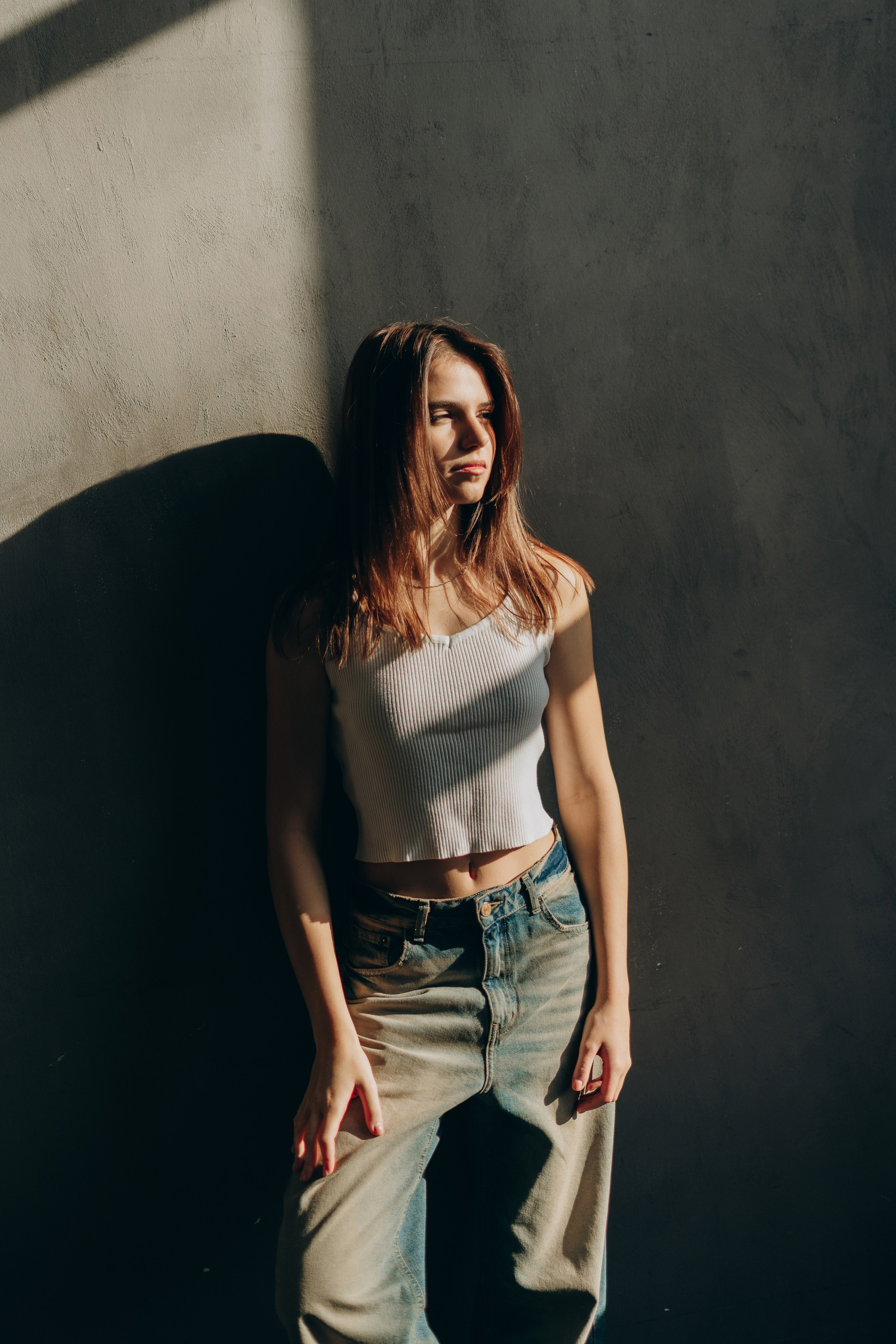 Настя. Модельные тесты. Фотограф Москва Виктория-Антуанетта