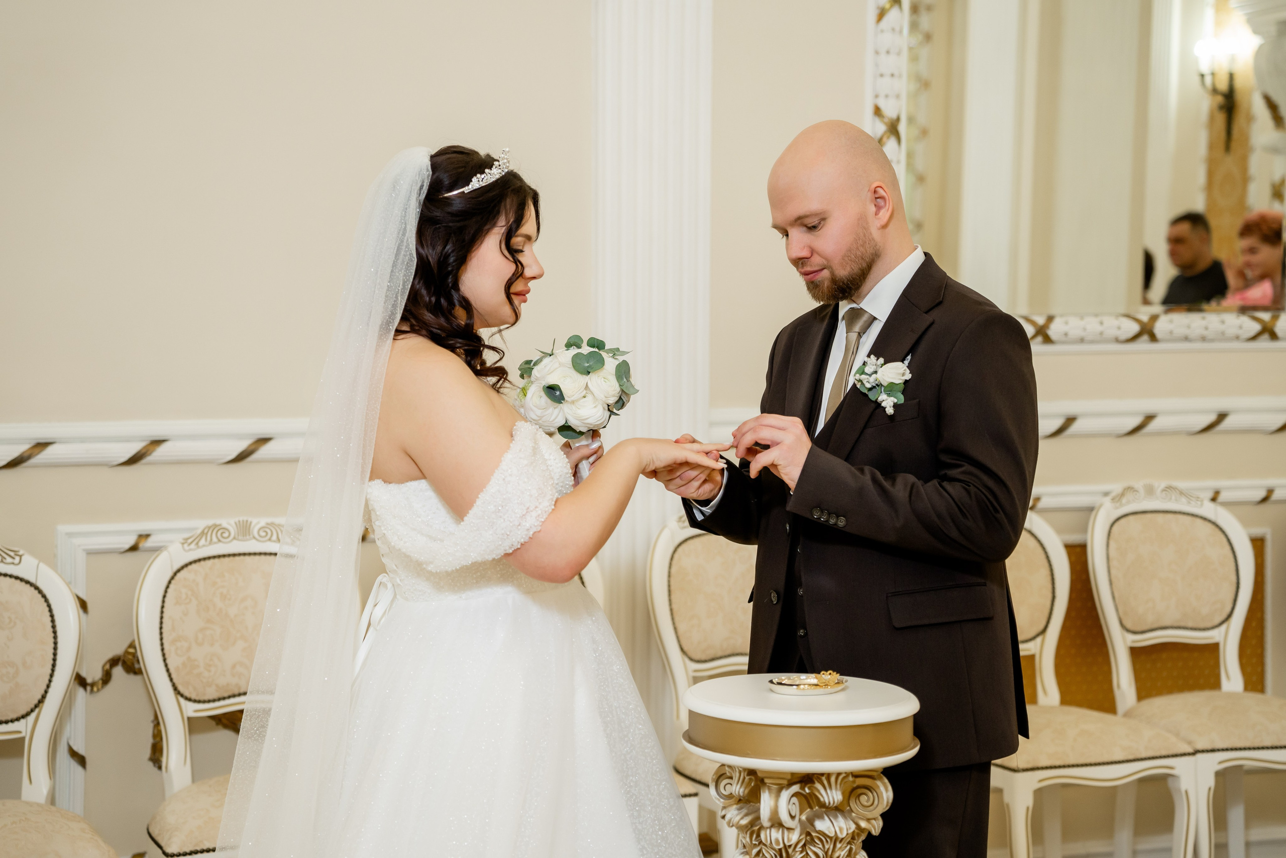 Дарина и Александр. Сборы невесты, загс, банкет. Фотограф и видеограф в Москве и Московской области Мария Вишня