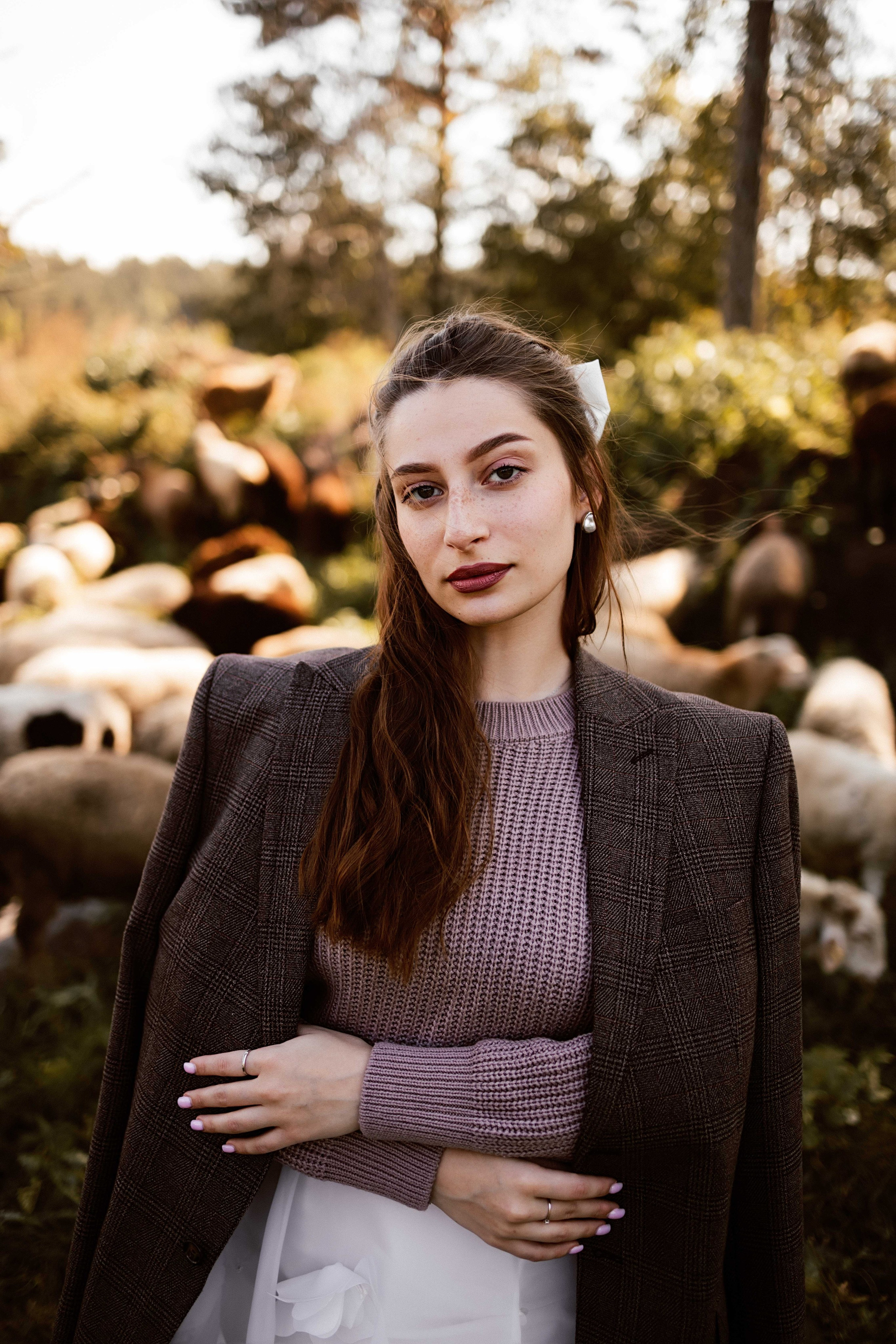 Фотосессия с овечками для Ксюши. Фотограф в Тюмени Башмакова Анна