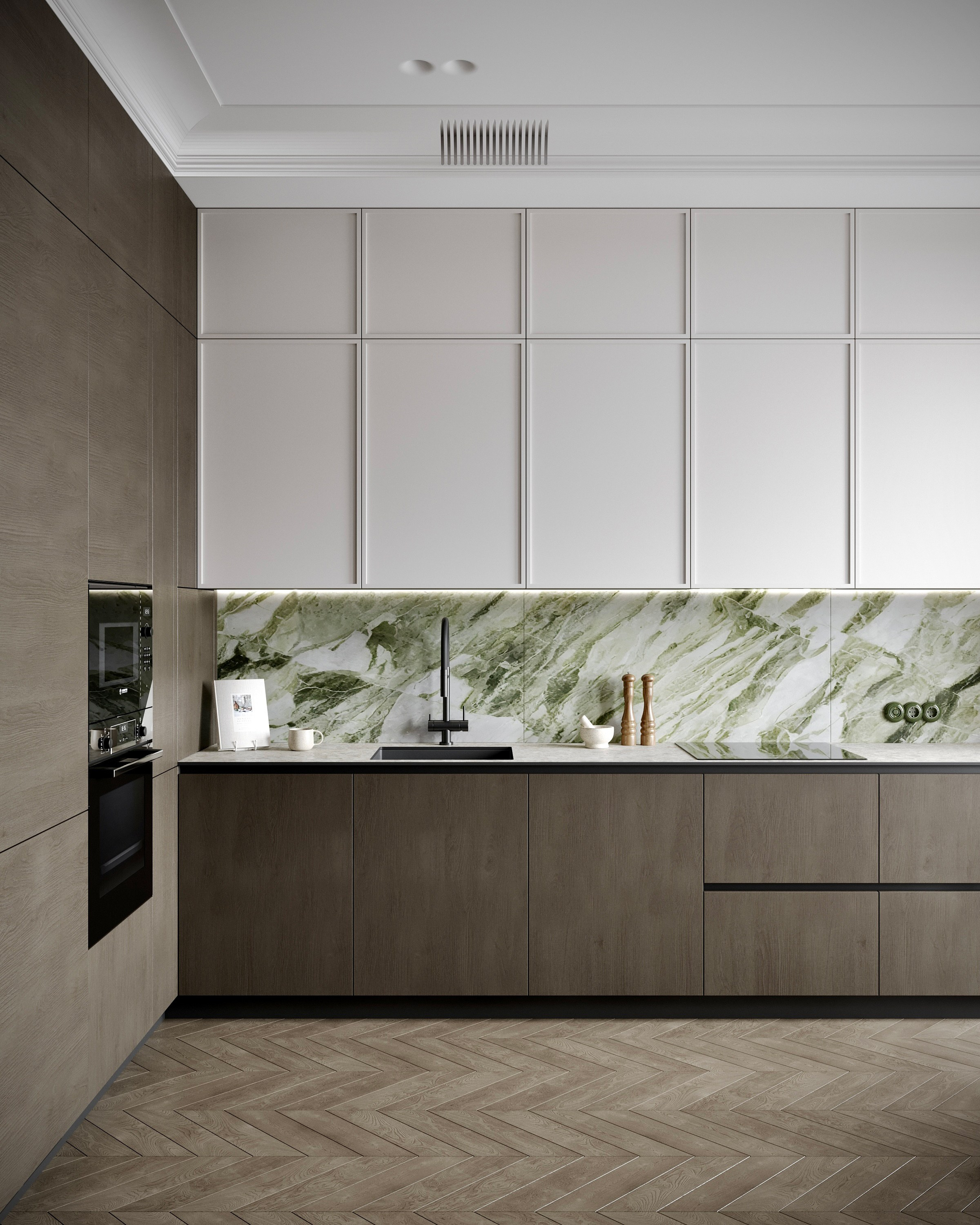 Жк Сидней Сити — кухня. 3D визуализатор интерьеров