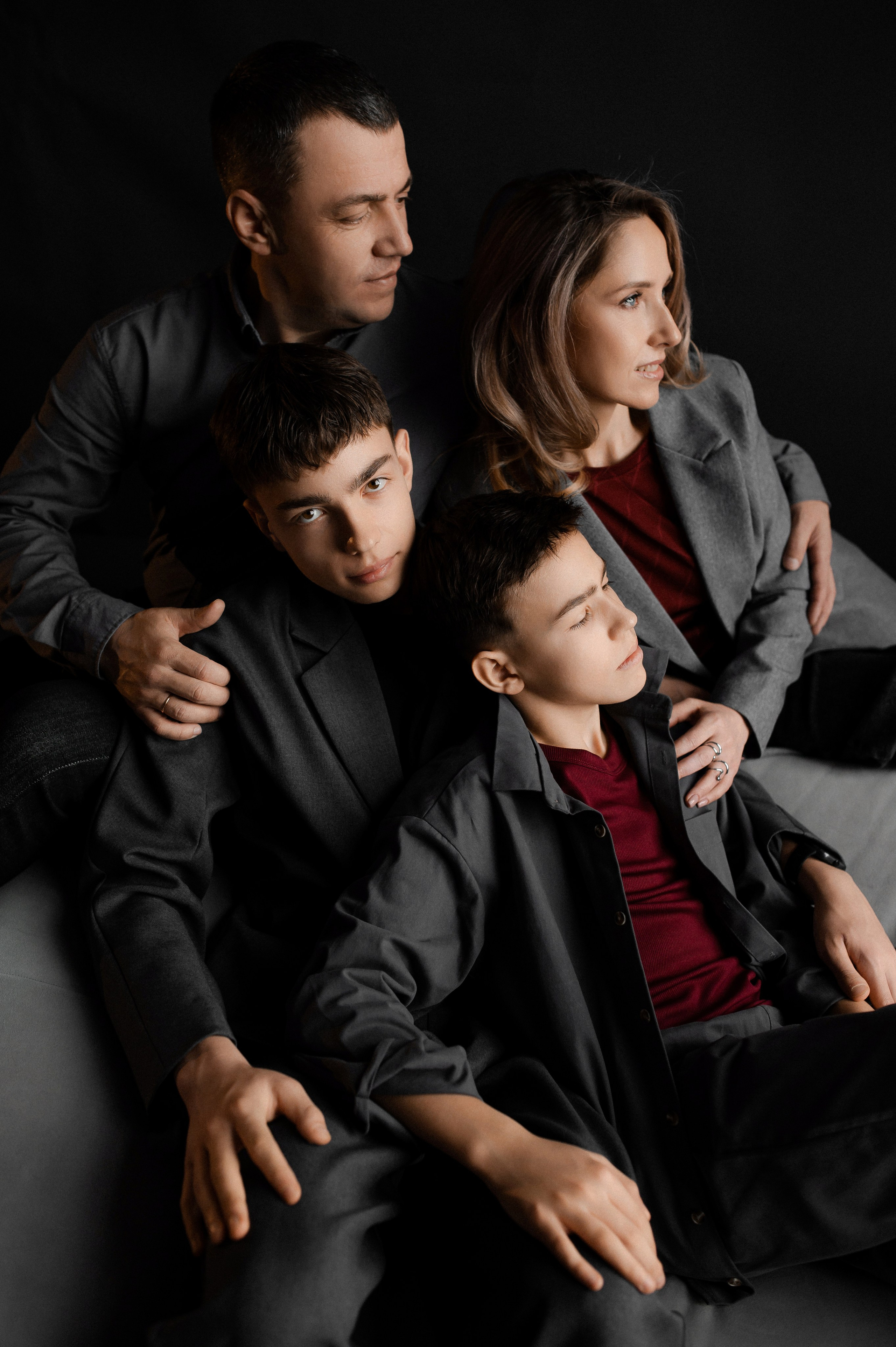 Семейная в студии. Фотограф Алексин, Тула