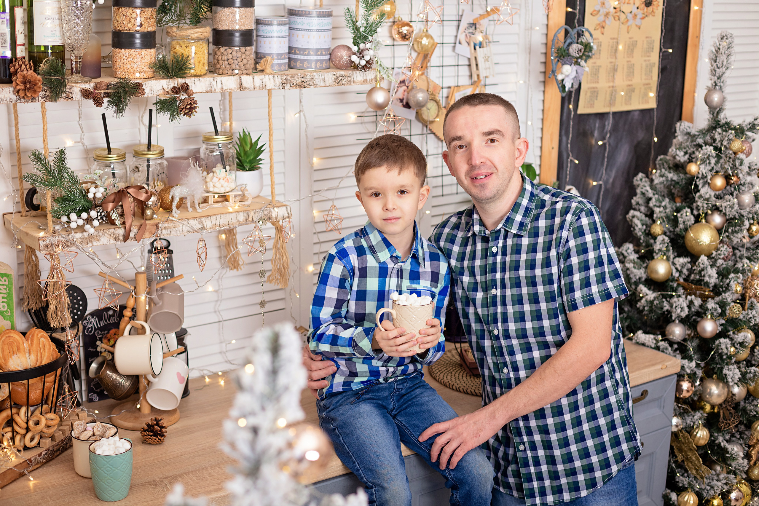 Новогодняя фотосессия. Семейный и детский фотограф в Москве. Школьный фотограф