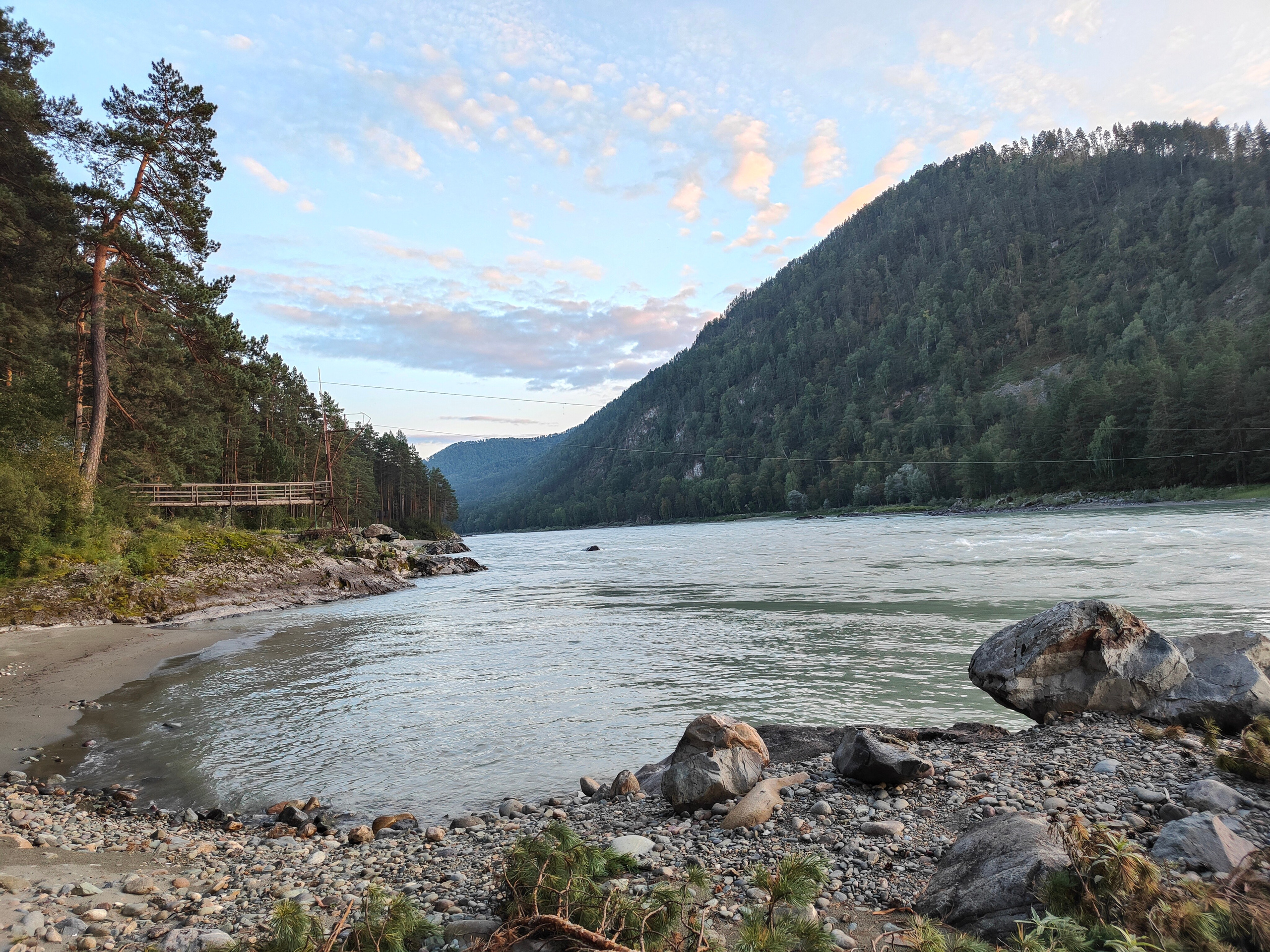 Катунь на Айском тракте и вечерний Кызыл-Таш. Фотограф-документалист Мария Осокина