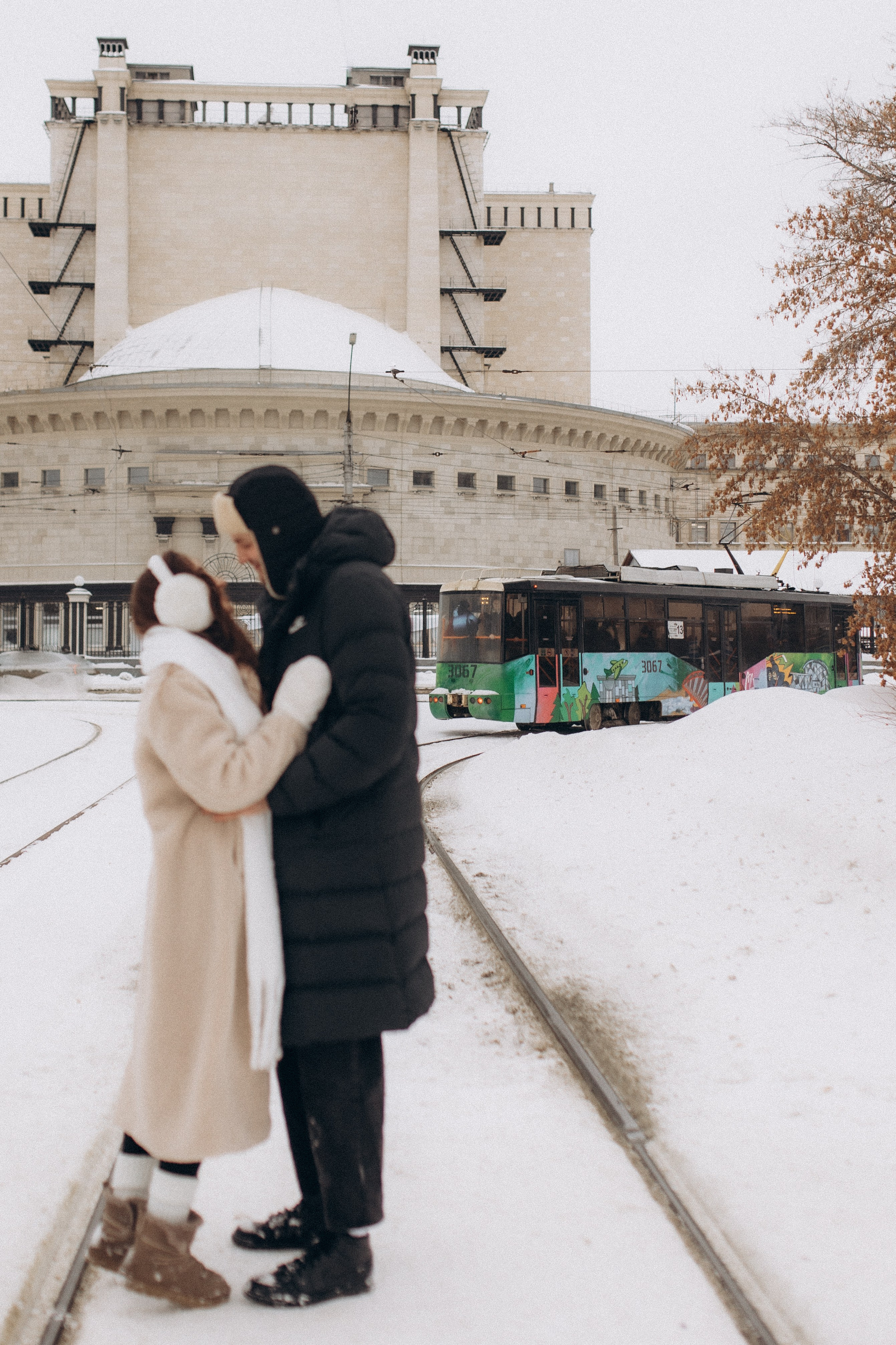 Зимняя история любви. Семейный фотограф lifestyle в Новосибирске Елена Шпилевая