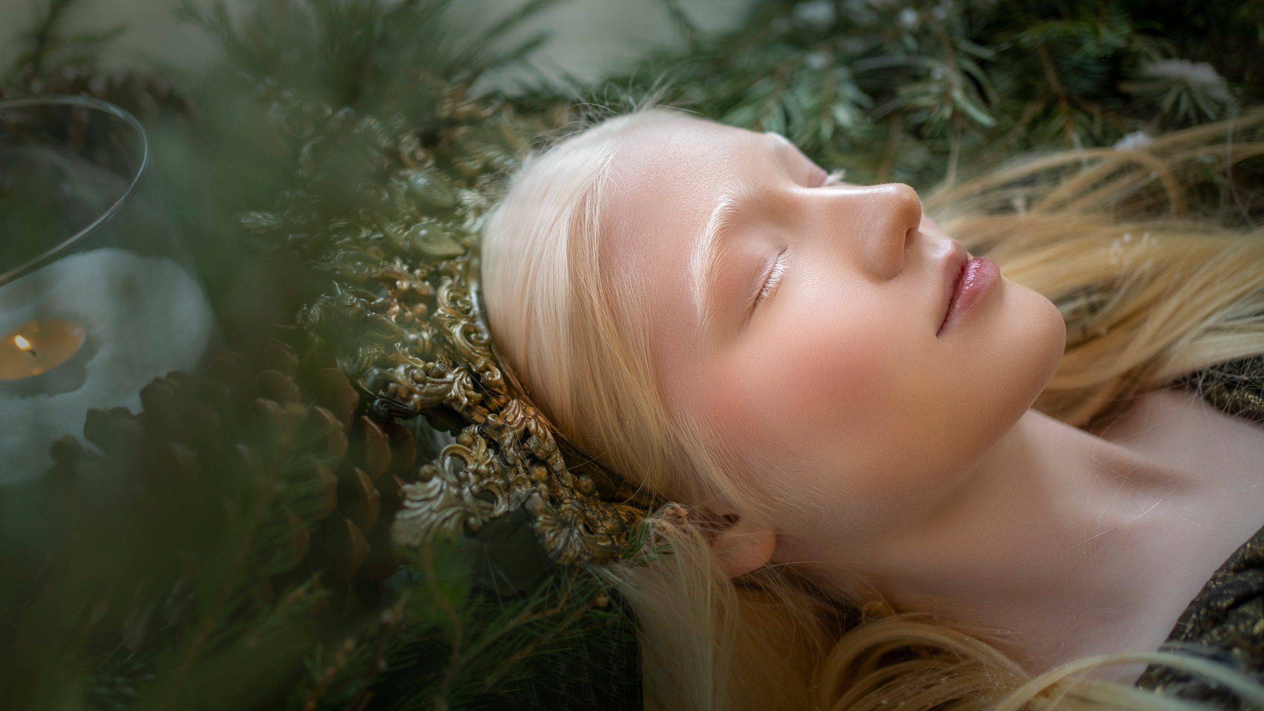 Альбинос Маша Соловьёва. Фотограф Сергей Танков