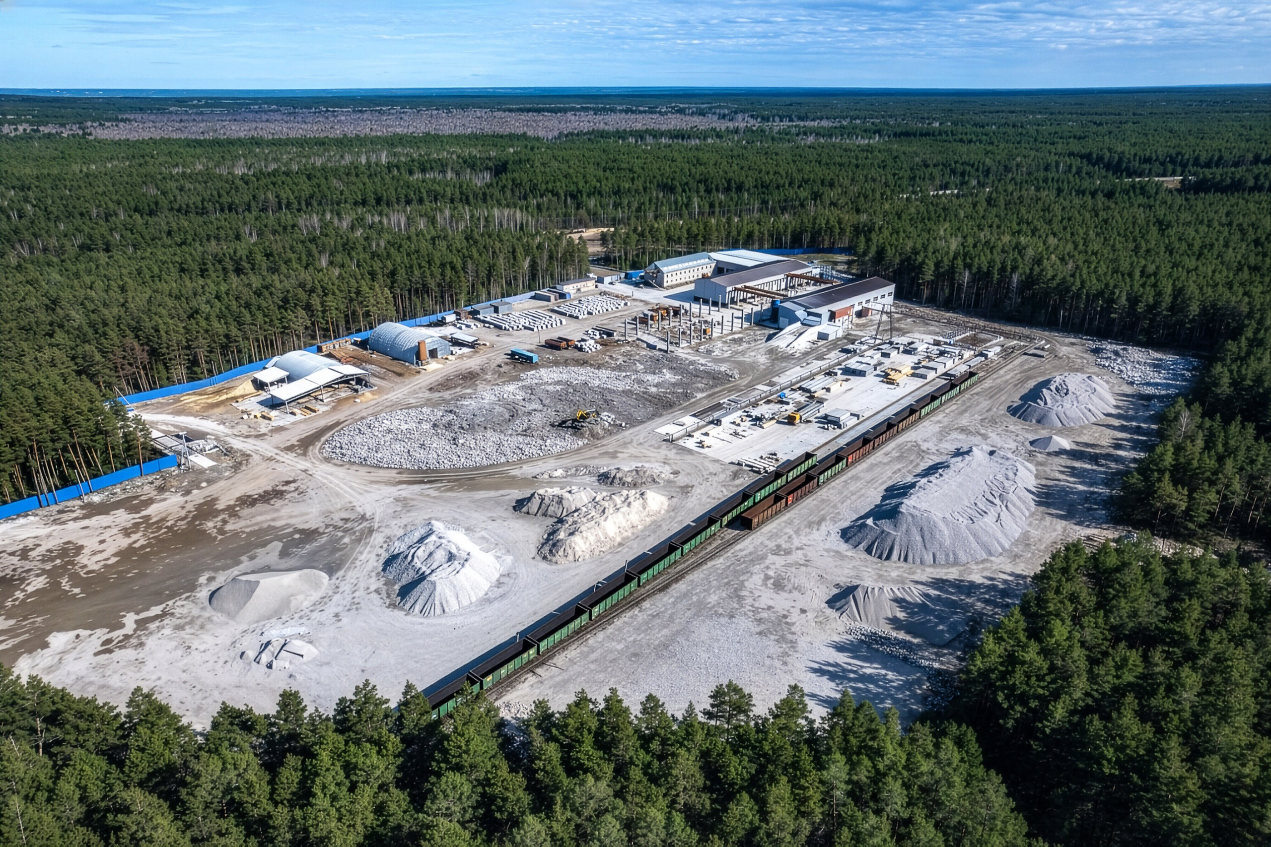 Аэросъемка промышленных объектов — Кейс ГК Стройтехно-Урал | Дмитрий Судаков. Фотограф Дмитрий Судаков — Свадебная и репортажная съемка в Екатеринбурге и Москве