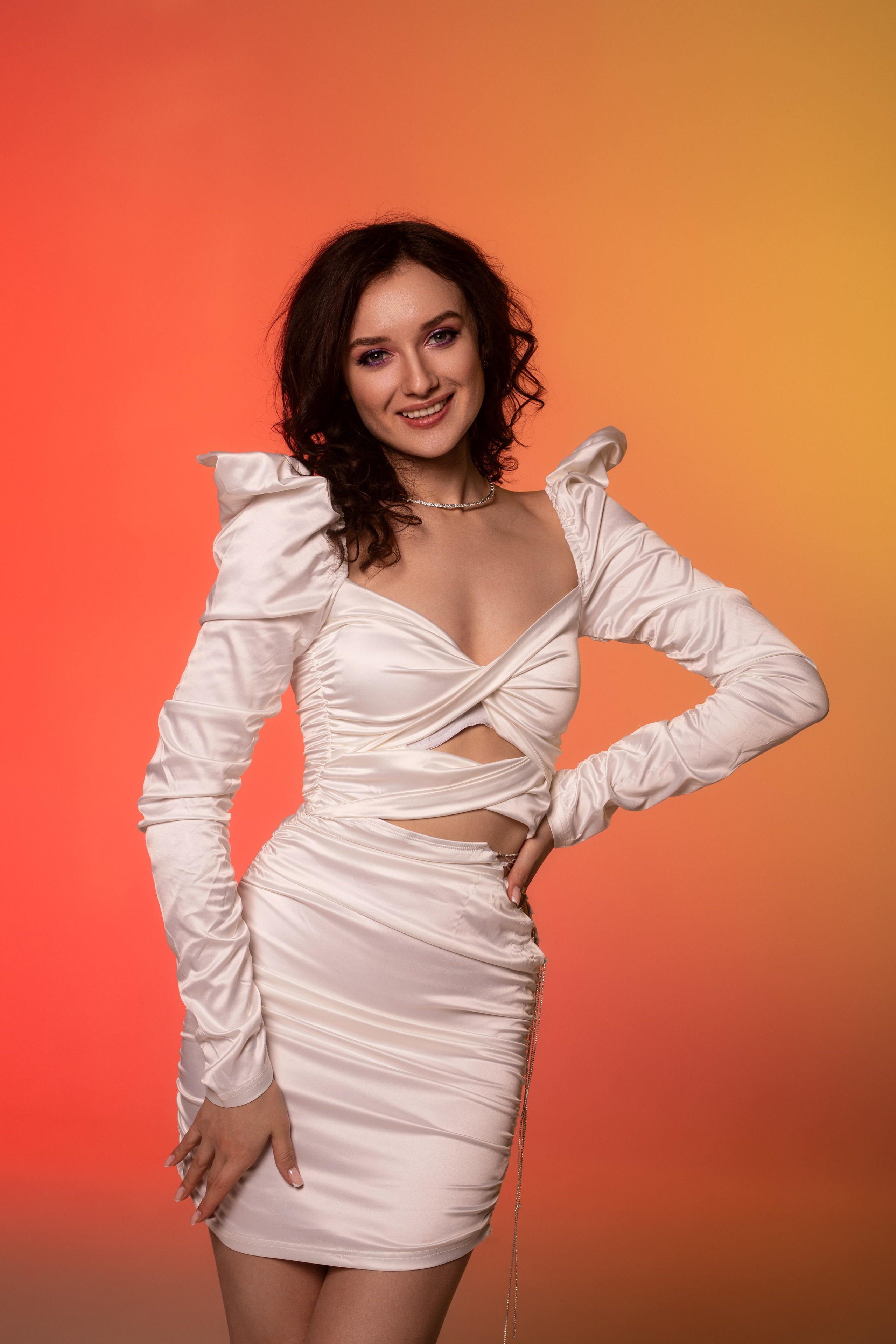 Съемка в студии на циклораме с Анастасией для «себя»