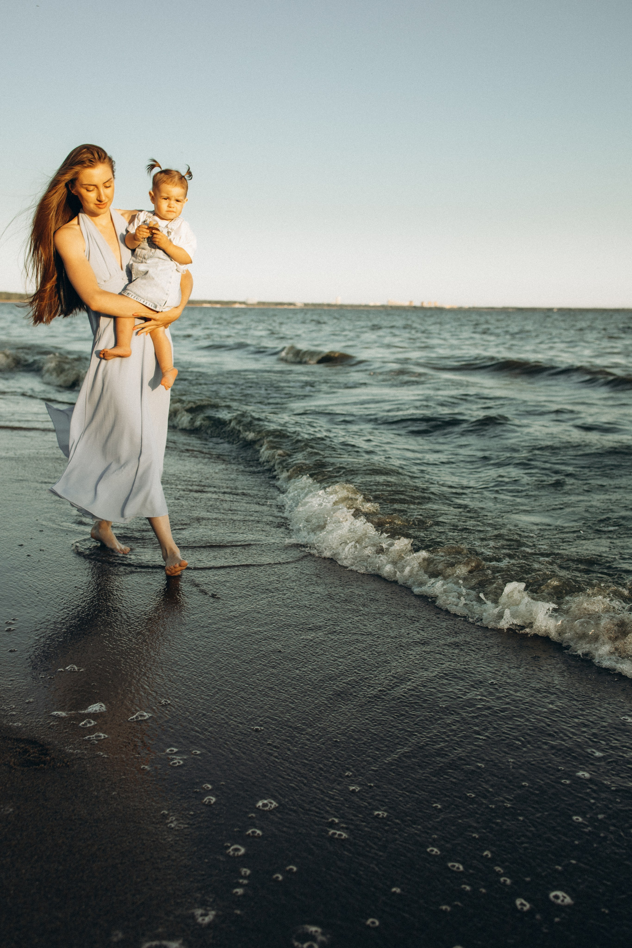 Закат у Финского залива 🌅✨🌊. Семейный фотограф в Санкт-Петербурге Виктория Безгузова