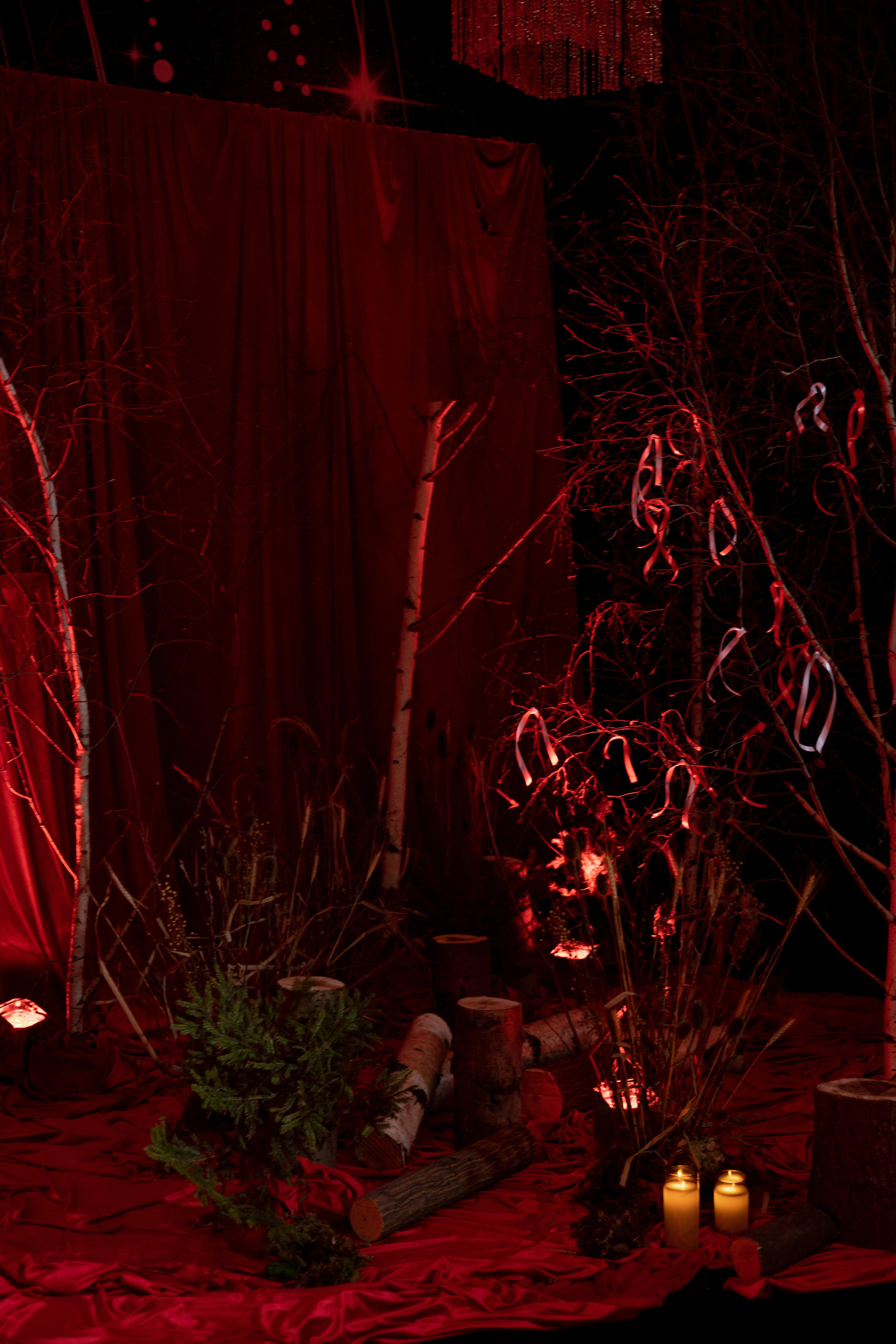 Новогодний корпоратив в фольклорном стиле. Особняк Лемана. Оформление свадеб, декор свадеб Вера Маркова, Москва