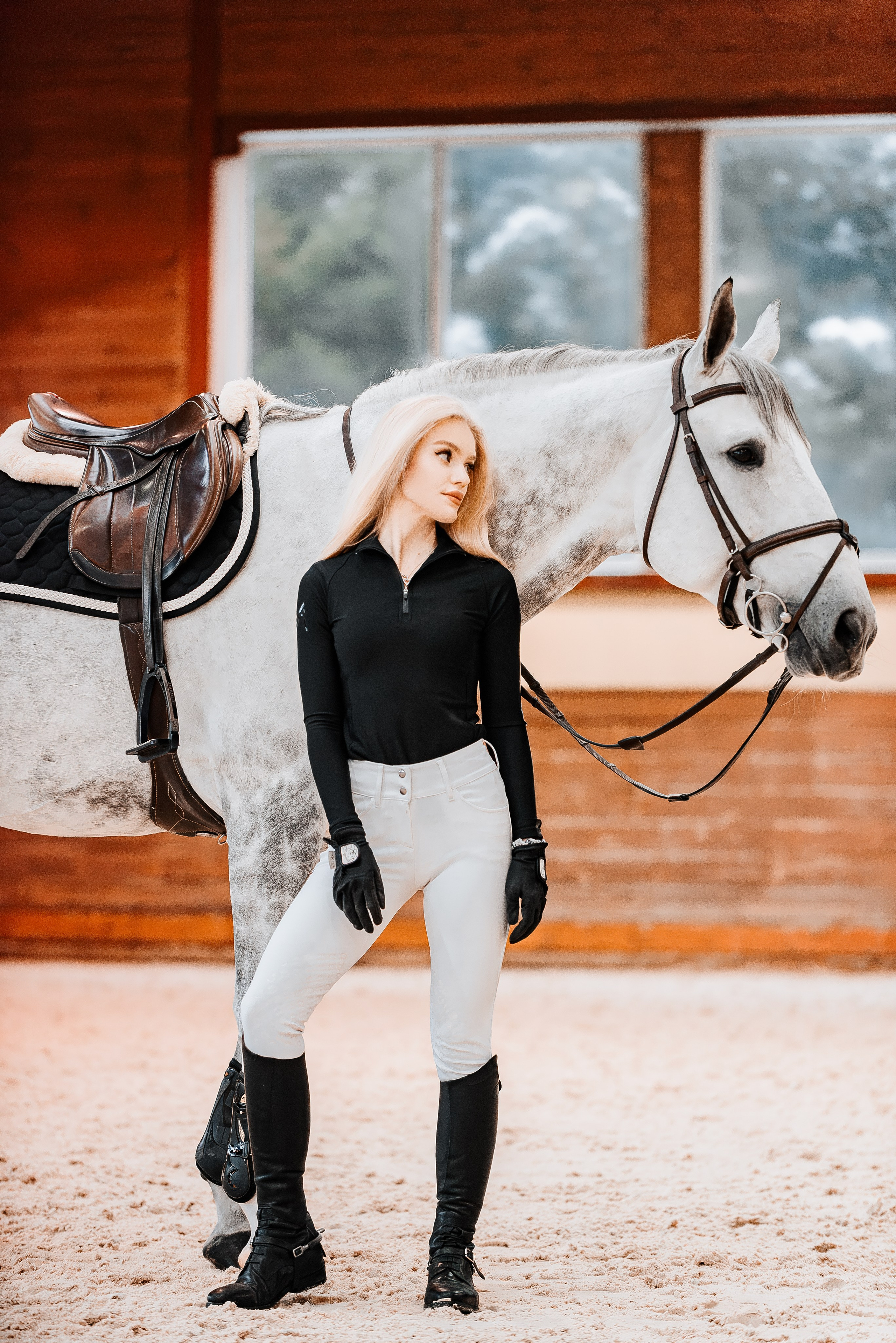 Анастасия и Соперник. Куракина Дарья • Конный фотограф